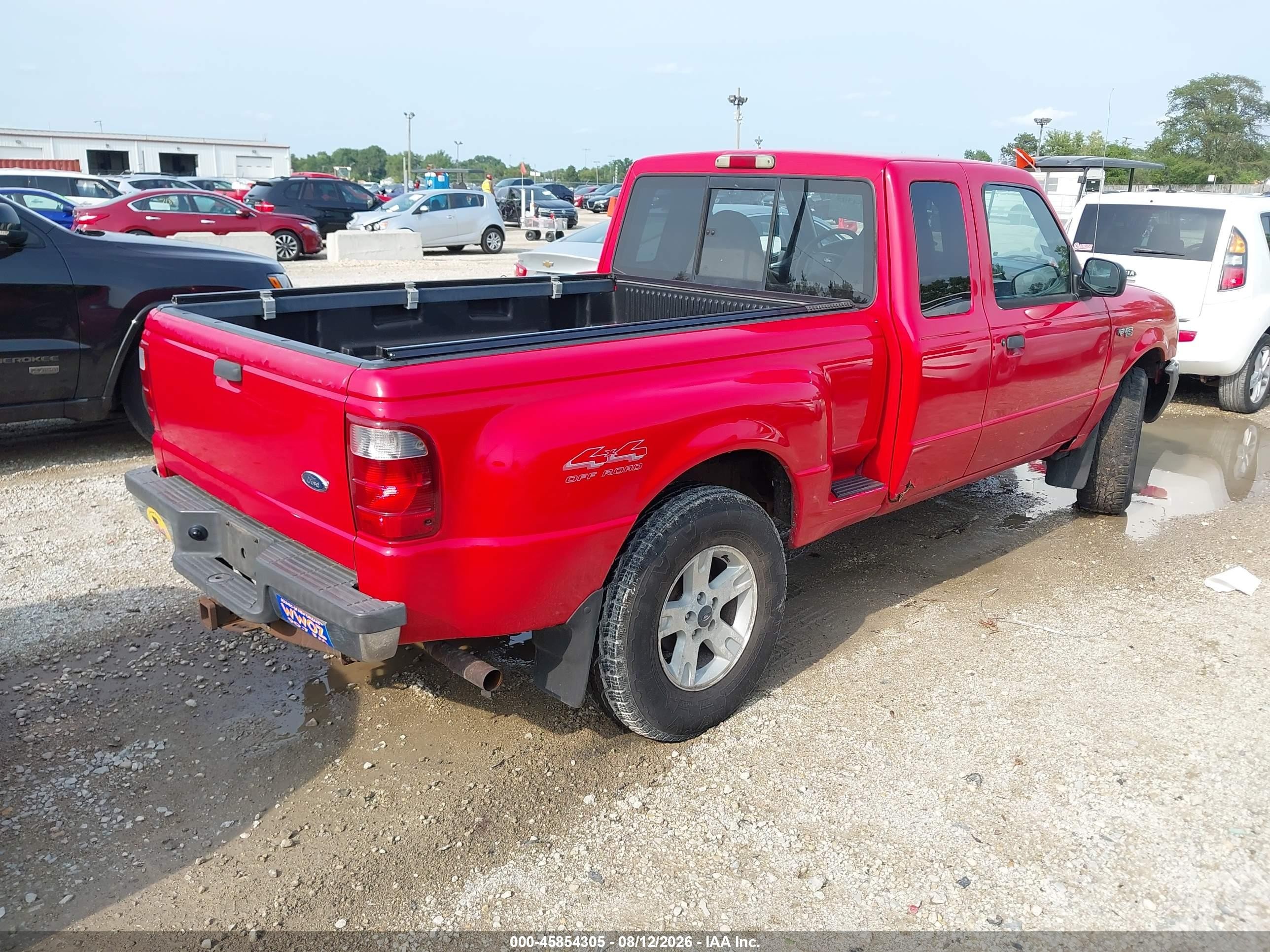 2002 Ford Ranger Edge/xlt Красный vin: 1FTZR45EX2PA76280