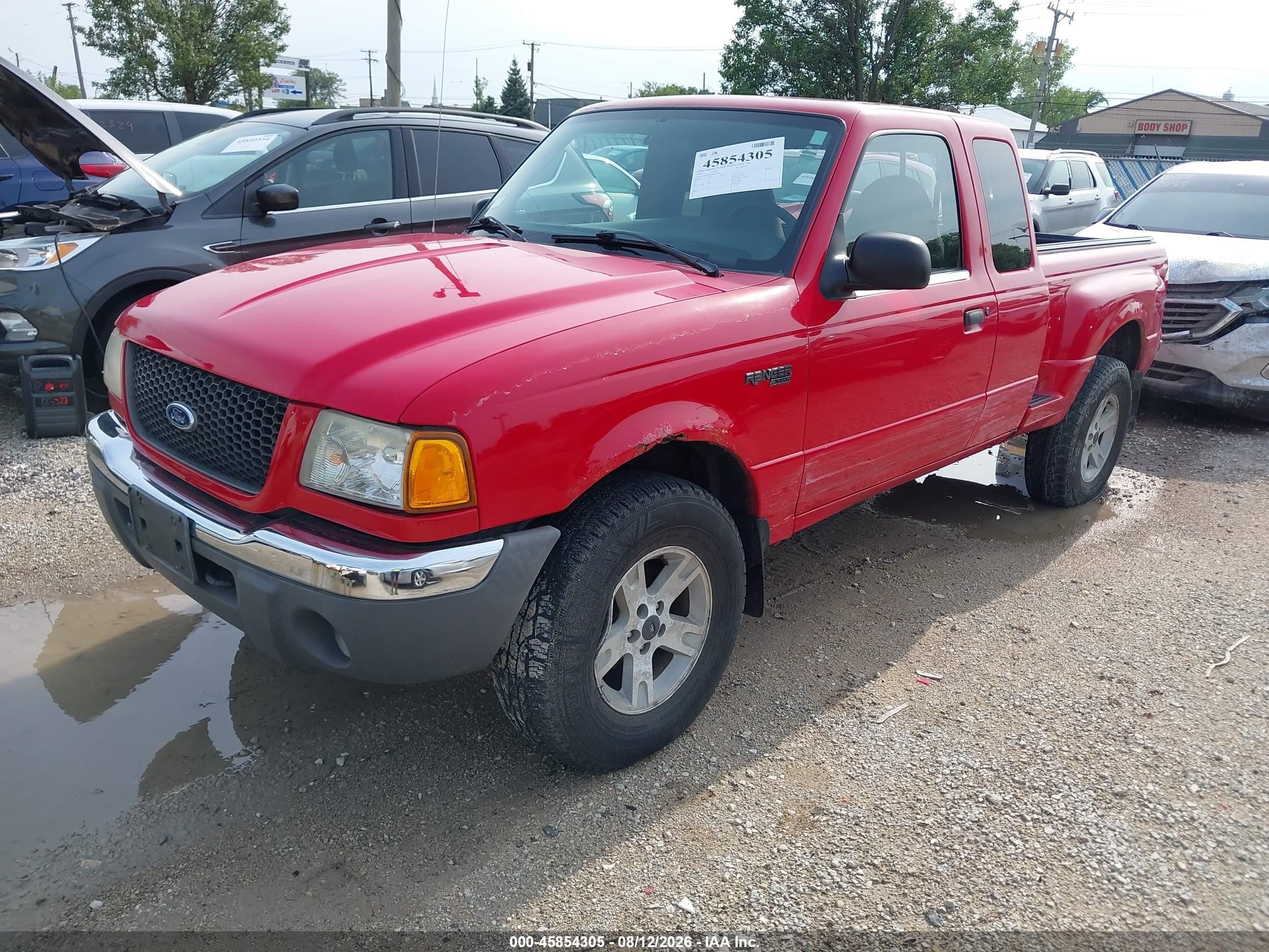 2002 Ford Ranger Edge/xlt Красный vin: 1FTZR45EX2PA76280