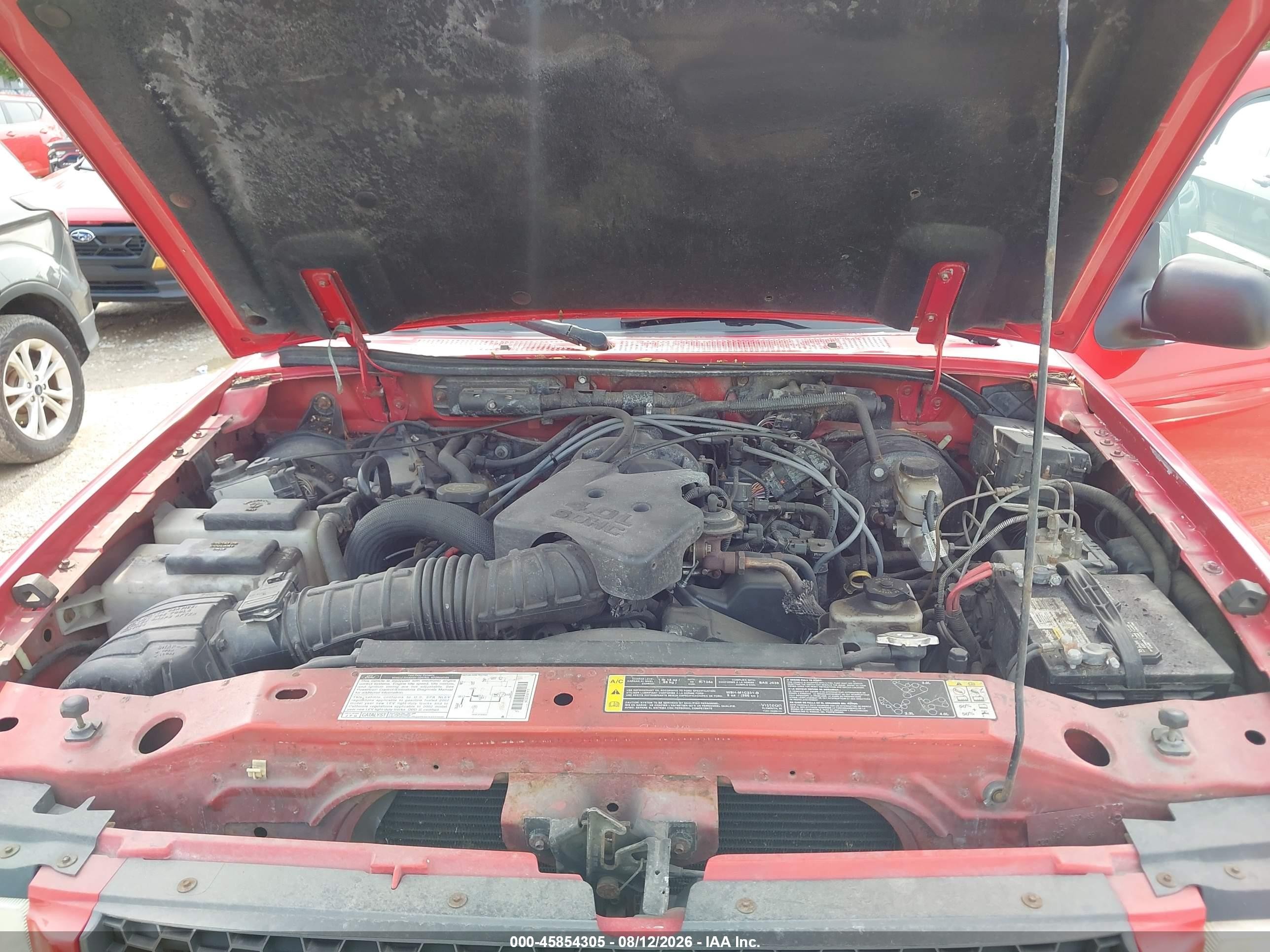 2002 Ford Ranger Edge/xlt Красный vin: 1FTZR45EX2PA76280
