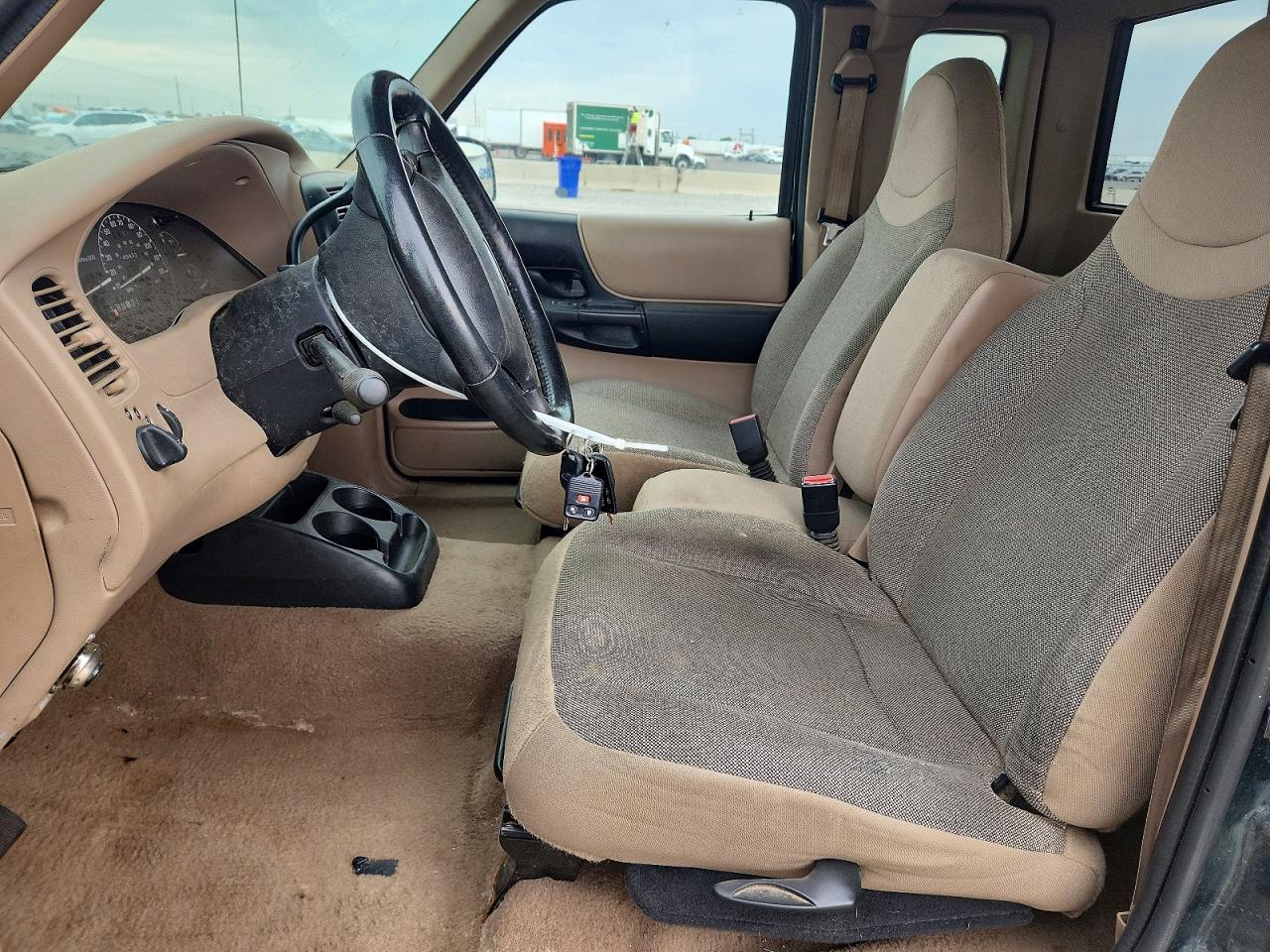 2002 Ford Ranger Super Cab Green vin: 1FTZR45EX2PB07558