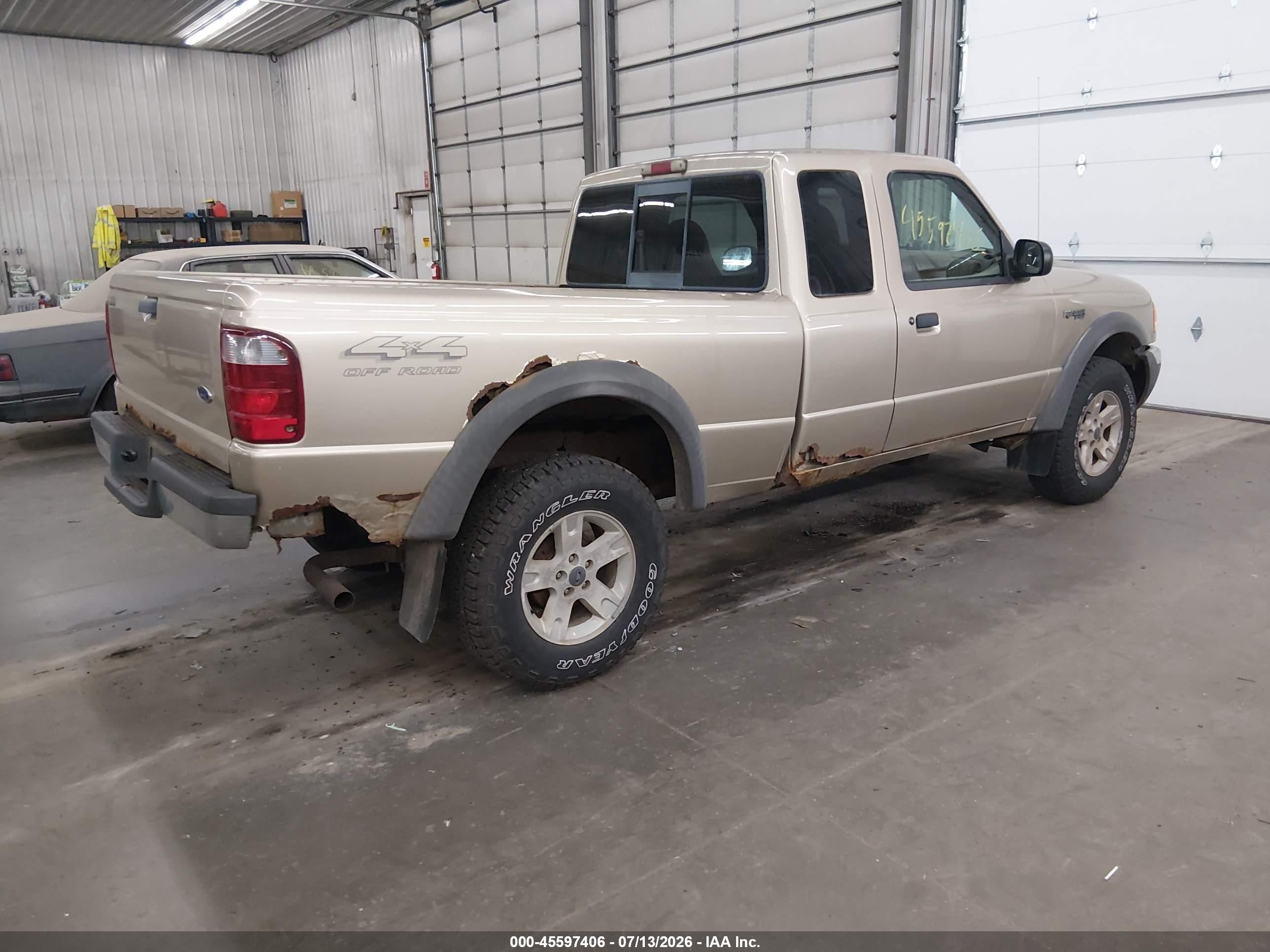 2002 Ford Ranger Edge/xlt Gold vin: 1FTZR45EX2PB29446
