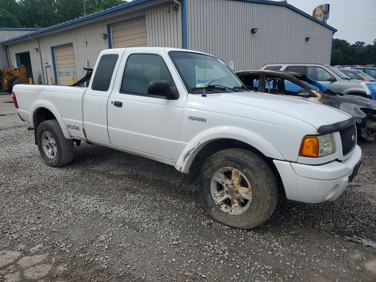 2002 Ford Ranger Super Cab White vin: 1FTZR45EX2TA10741