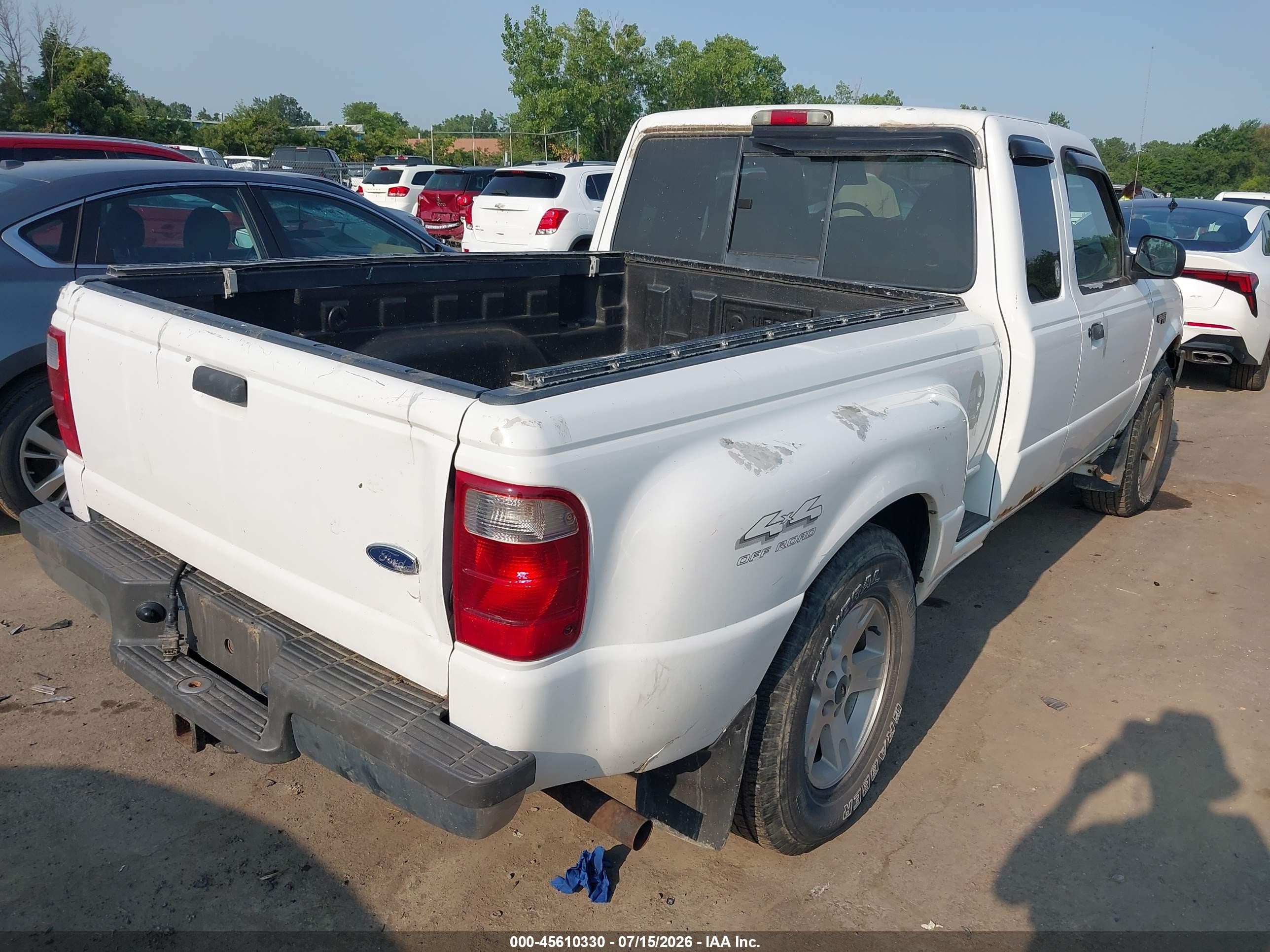 2002 Ford Ranger Edge/xlt White vin: 1FTZR45EX2TA12358