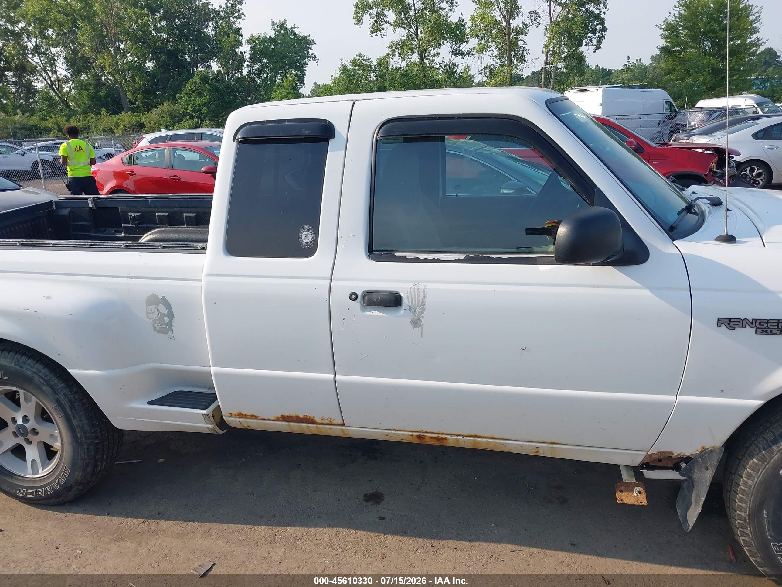 2002 Ford Ranger Edge/xlt White vin: 1FTZR45EX2TA12358