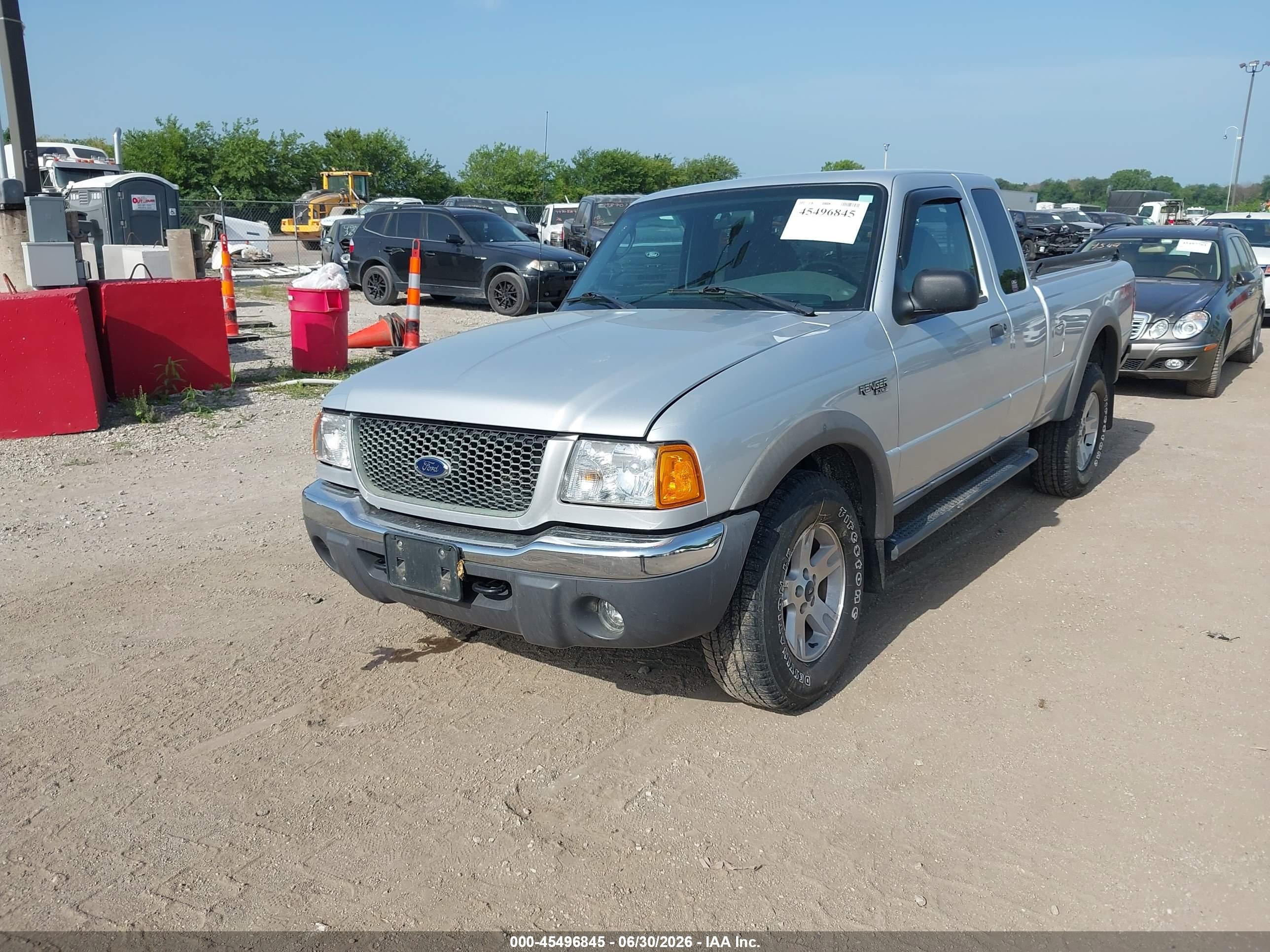 2003 Ford Ranger Edge/xlt Silver vin: 1FTZR45EX3PA09910