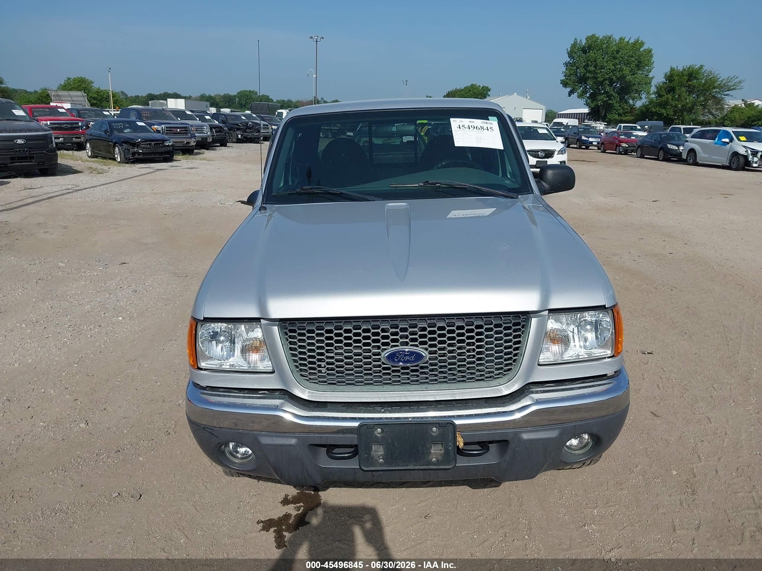 2003 Ford Ranger Edge/xlt Silver vin: 1FTZR45EX3PA09910