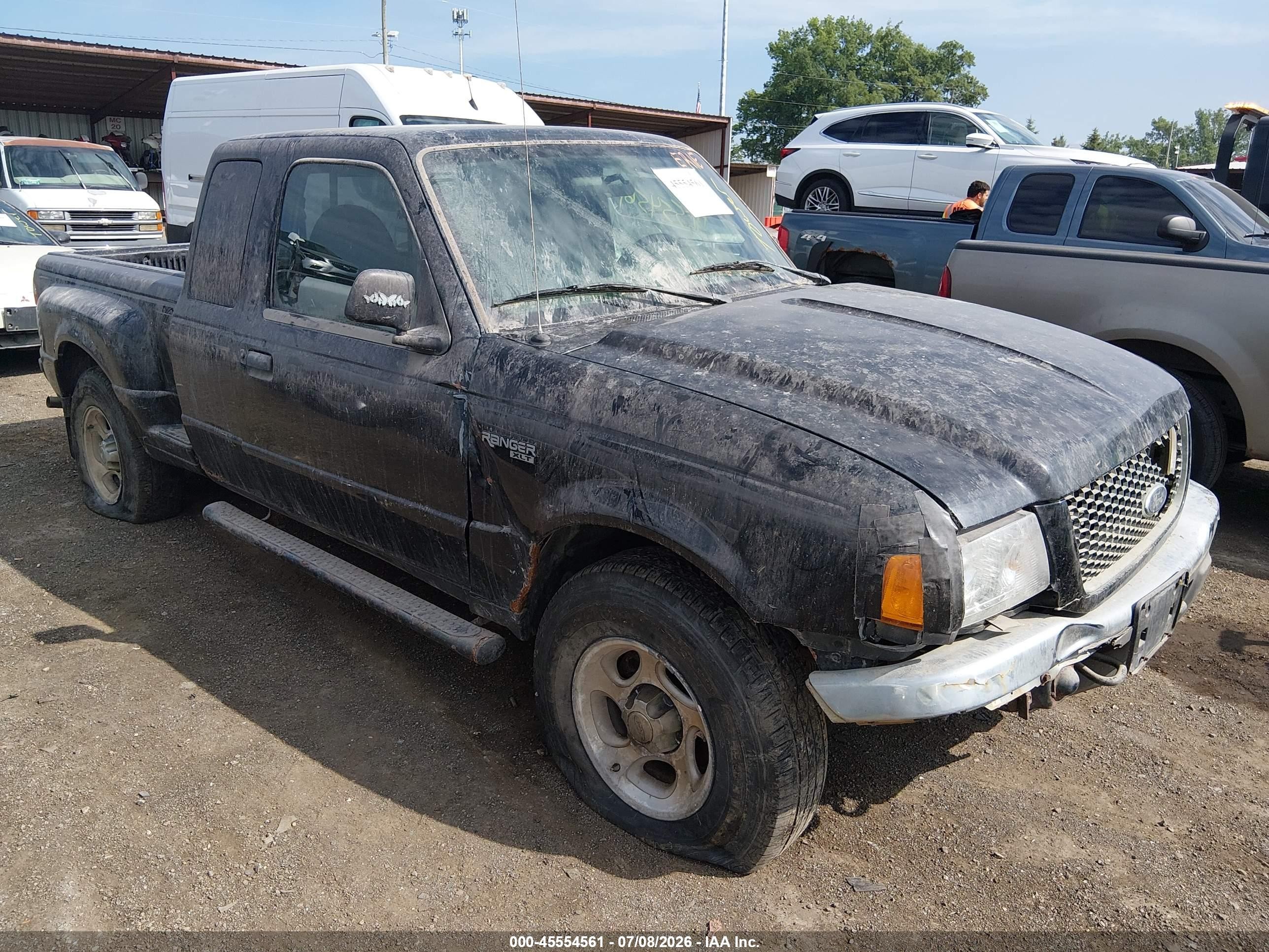 2003 Ford Ranger Edge/xlt Black vin: 1FTZR45EX3PB02961