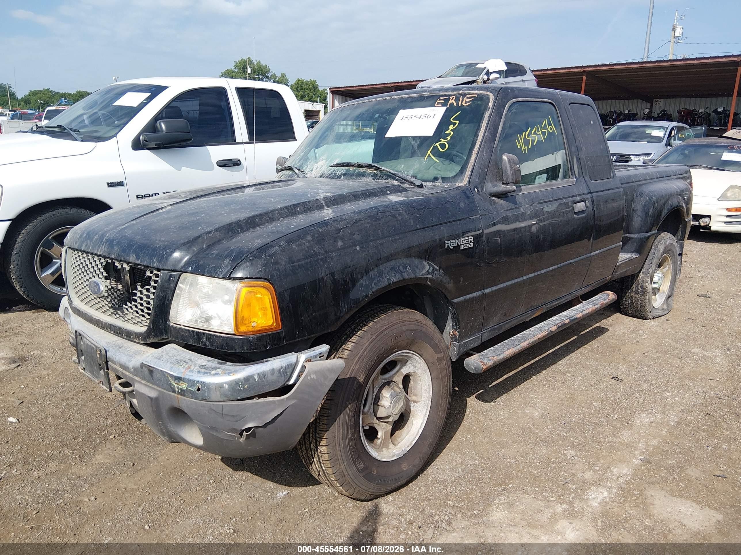 2003 Ford Ranger Edge/xlt Black vin: 1FTZR45EX3PB02961