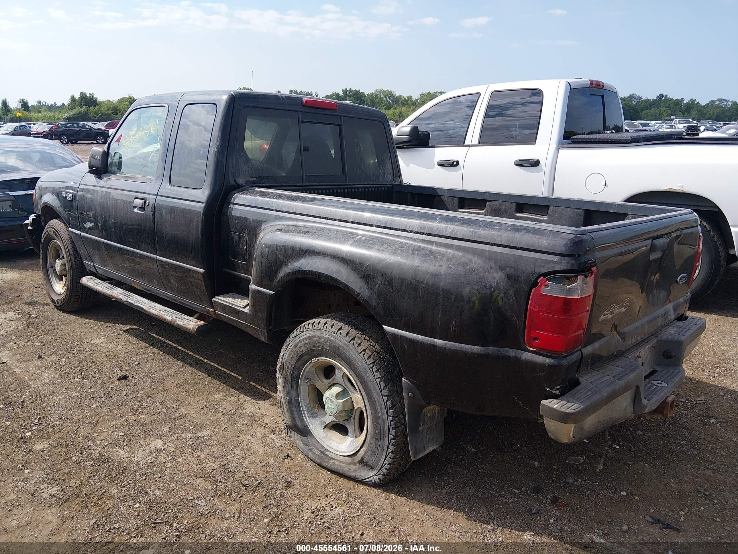 2003 Ford Ranger Edge/xlt Black vin: 1FTZR45EX3PB02961