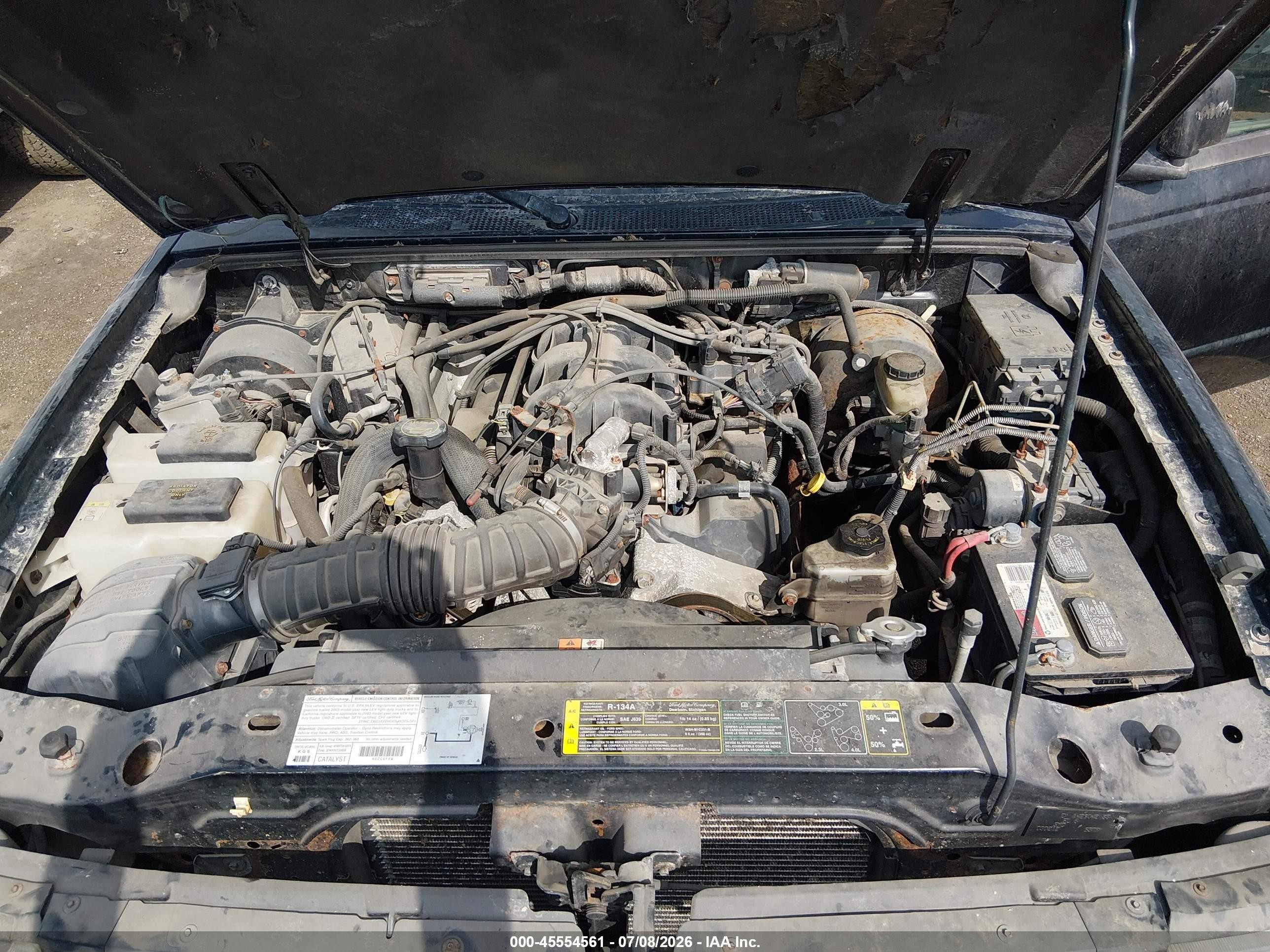 2003 Ford Ranger Edge/xlt Black vin: 1FTZR45EX3PB02961