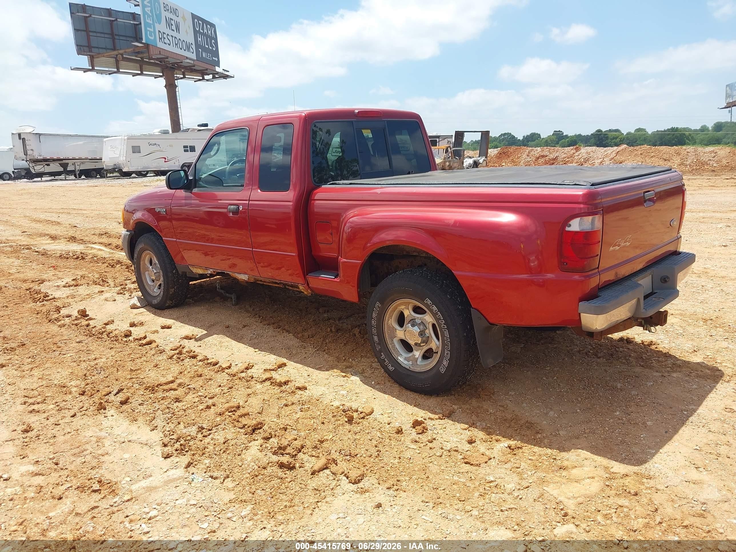 2004 Ford Ranger Edge/tremor/xlt Red vin: 1FTZR45EX4PB25593