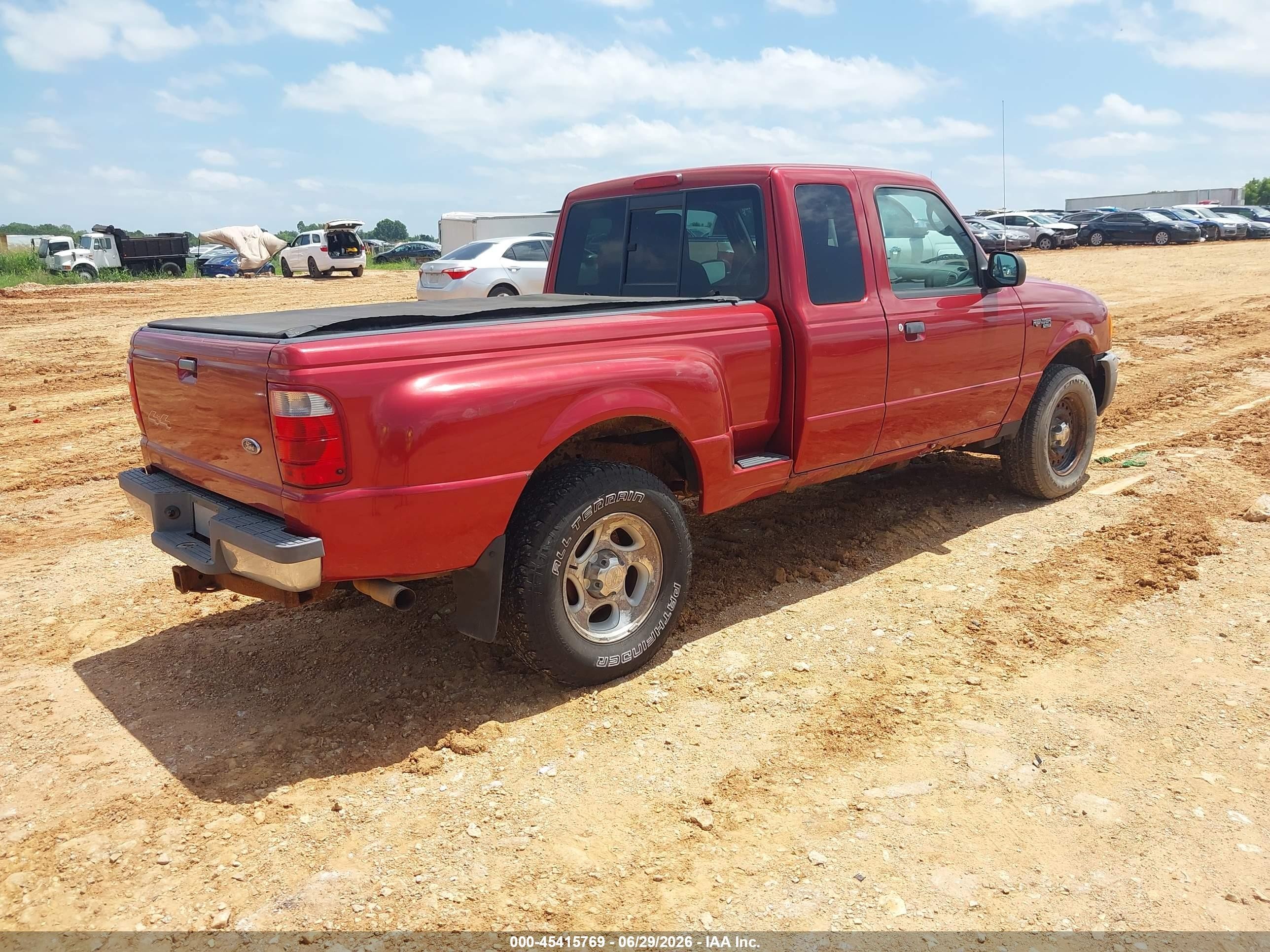2004 Ford Ranger Edge/tremor/xlt Red vin: 1FTZR45EX4PB25593