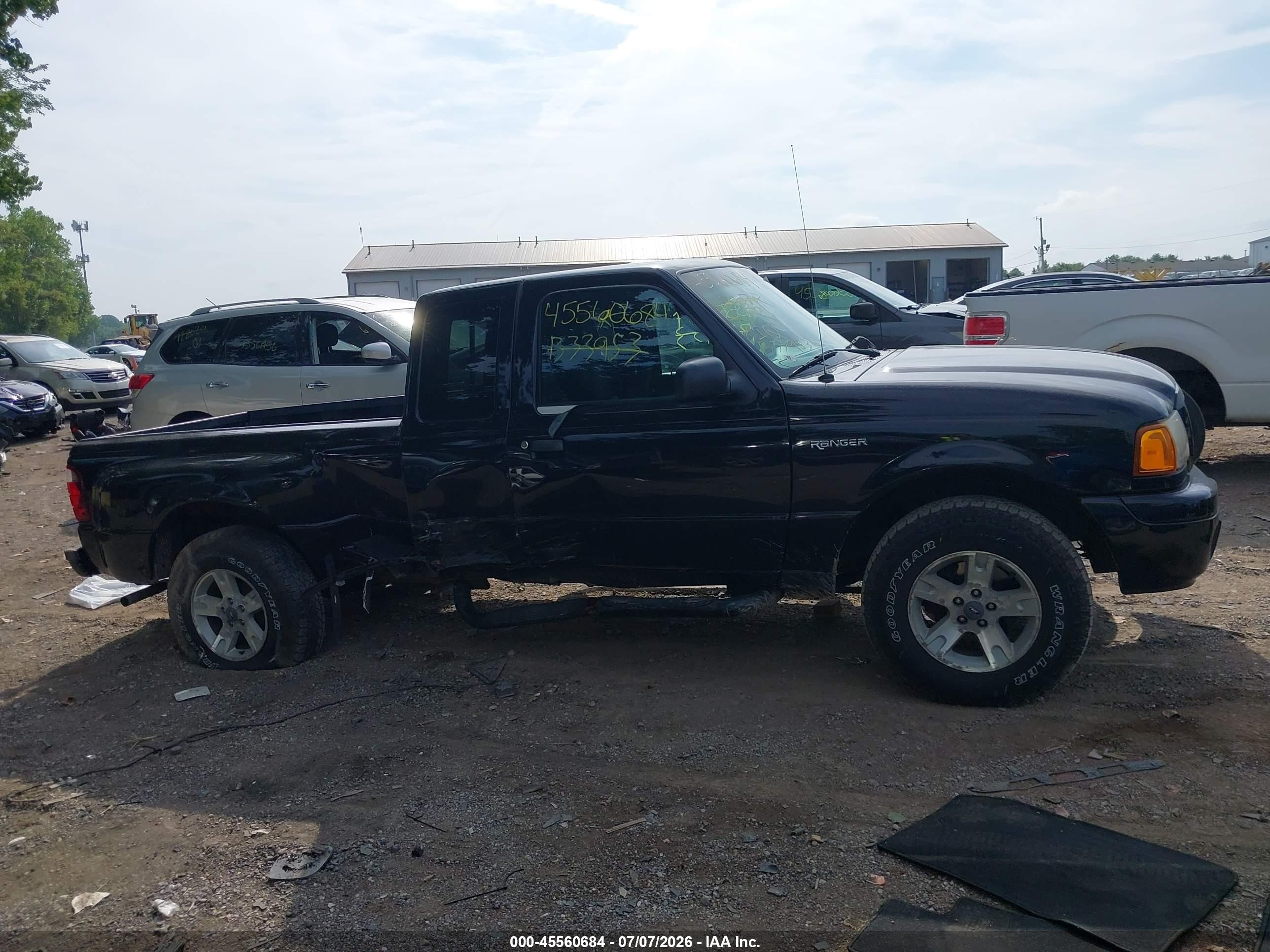 2004 Ford Ranger Edge/tremor/xlt Black vin: 1FTZR45EX4PB33953