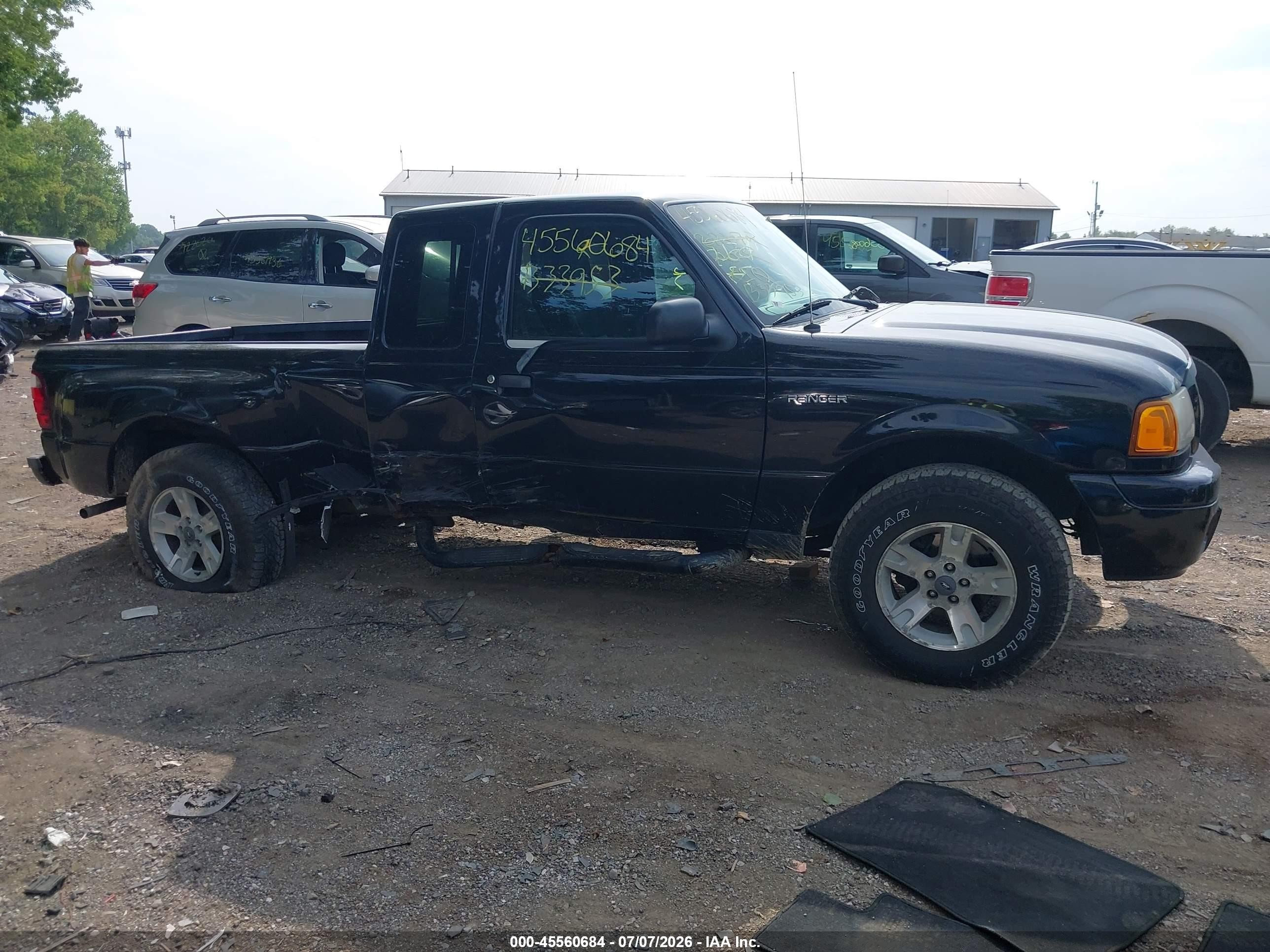 2004 Ford Ranger Edge/tremor/xlt Black vin: 1FTZR45EX4PB33953