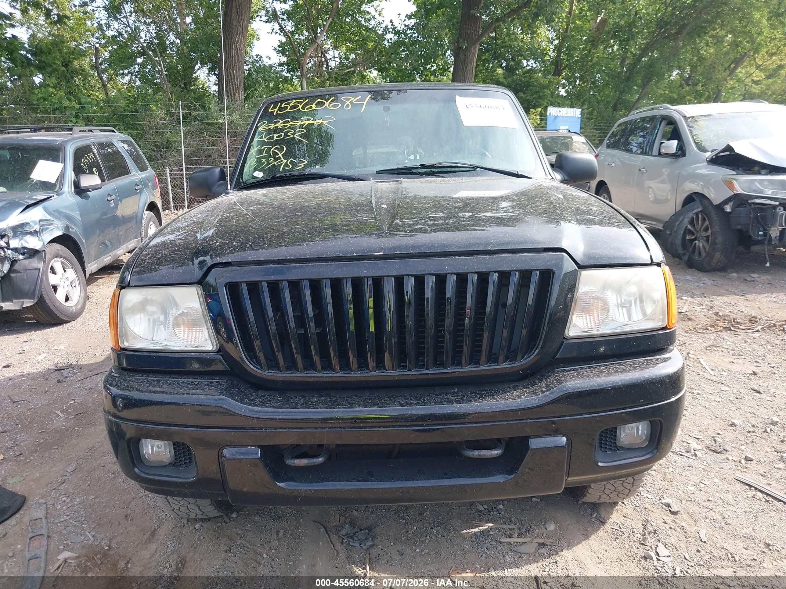 2004 Ford Ranger Edge/tremor/xlt Black vin: 1FTZR45EX4PB33953
