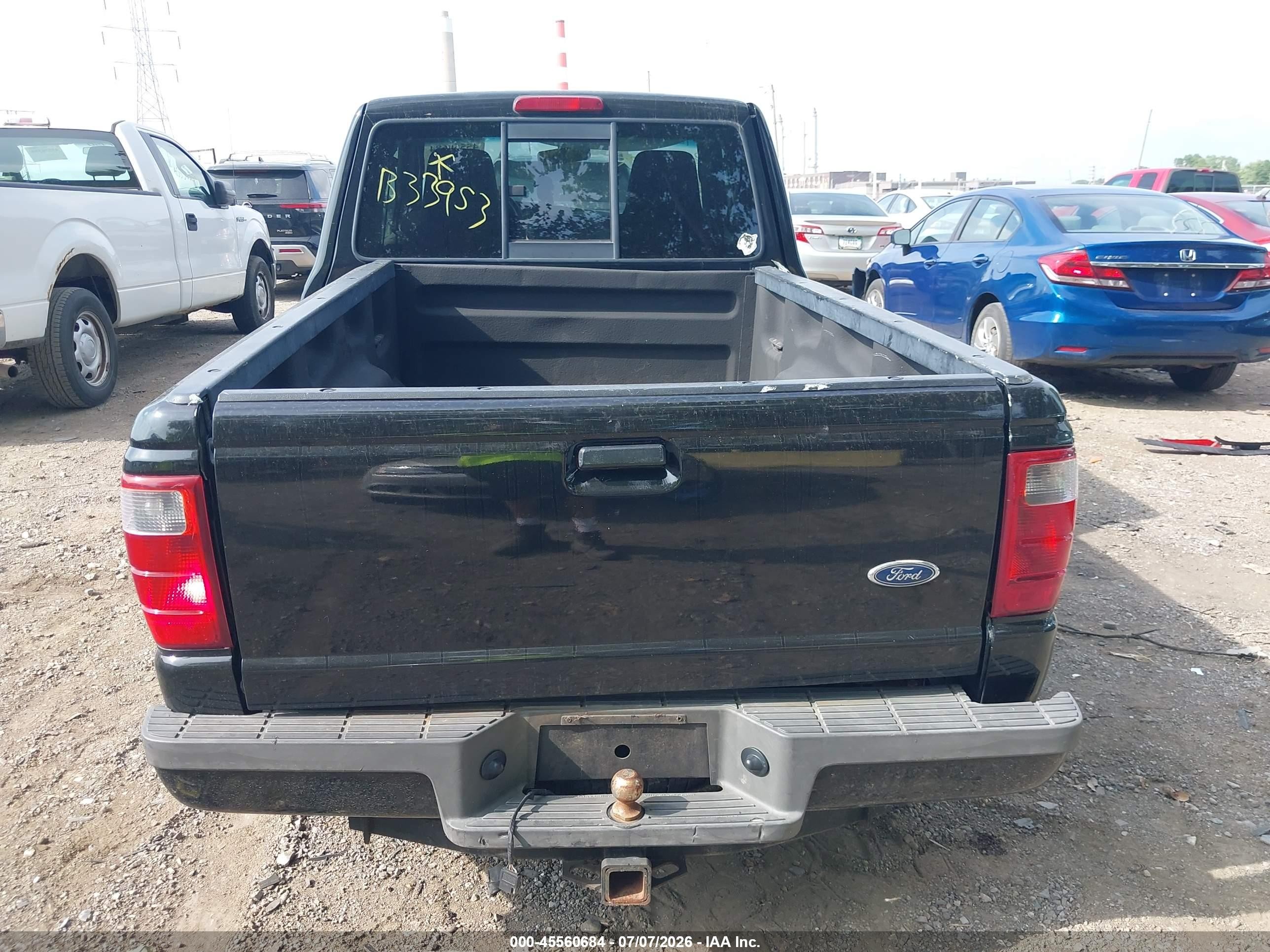 2004 Ford Ranger Edge/tremor/xlt Black vin: 1FTZR45EX4PB33953