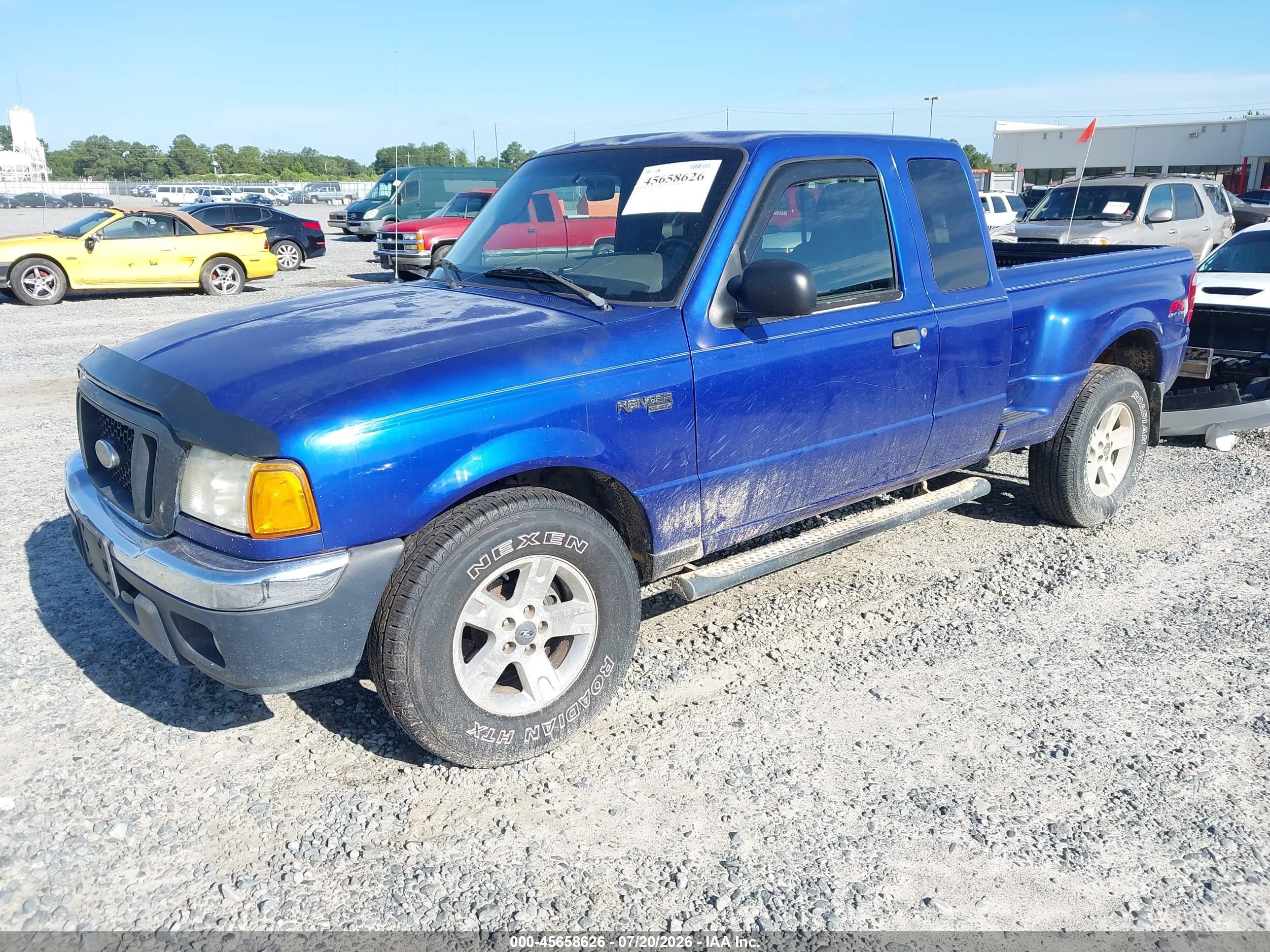 2004 Ford Ranger Edge/tremor/xlt Blue vin: 1FTZR45EX4PB53300