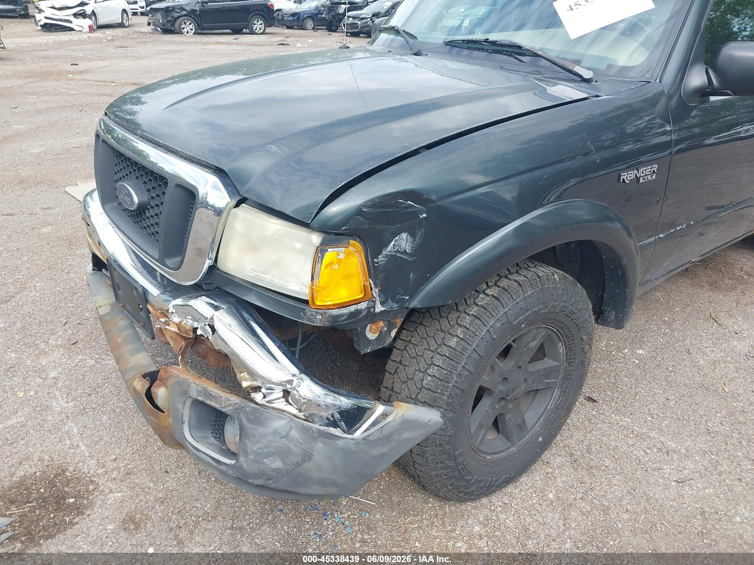 2004 Ford Ranger Super Cab Green vin: 1FTZR45EX4TA00472