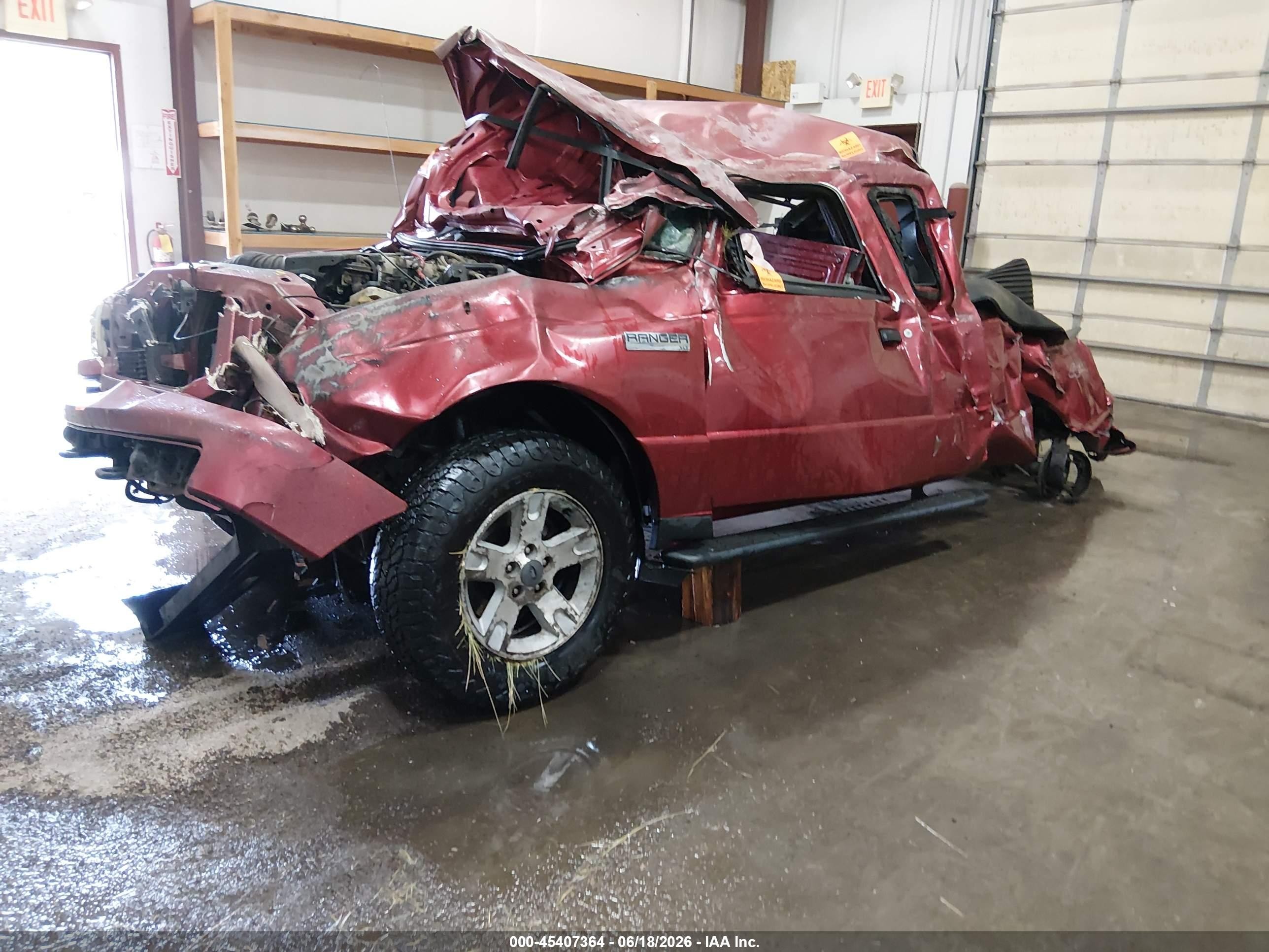 2006 Ford Ranger Fx4 Level Ii/fx4 Off-road/sport/xlt Red vin: 1FTZR45EX6PA07465