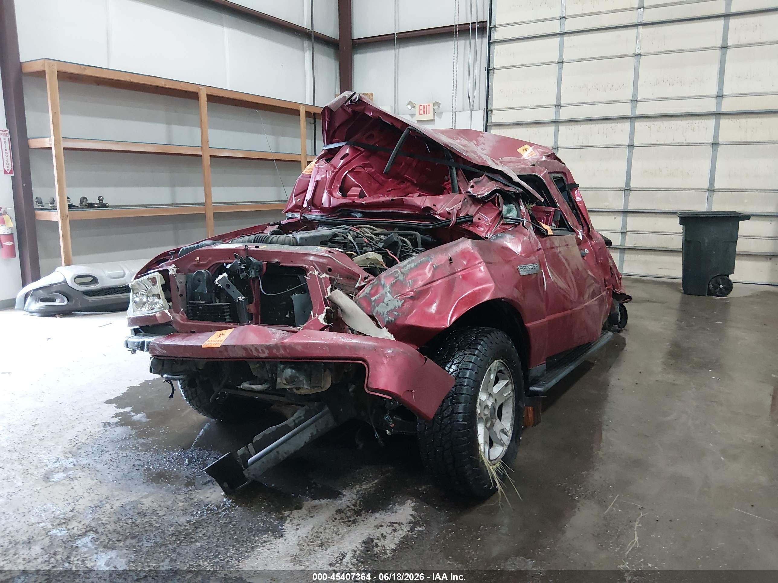 2006 Ford Ranger Fx4 Level Ii/fx4 Off-road/sport/xlt Red vin: 1FTZR45EX6PA07465