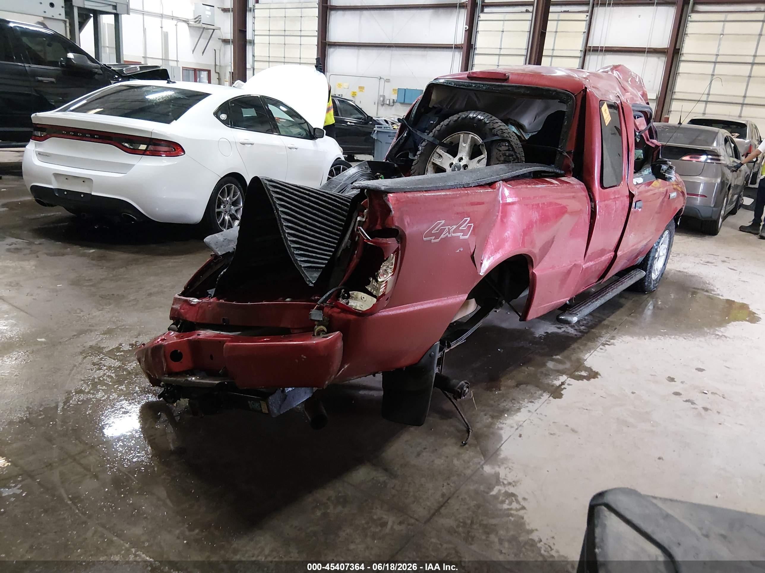 2006 Ford Ranger Fx4 Level Ii/fx4 Off-road/sport/xlt Red vin: 1FTZR45EX6PA07465