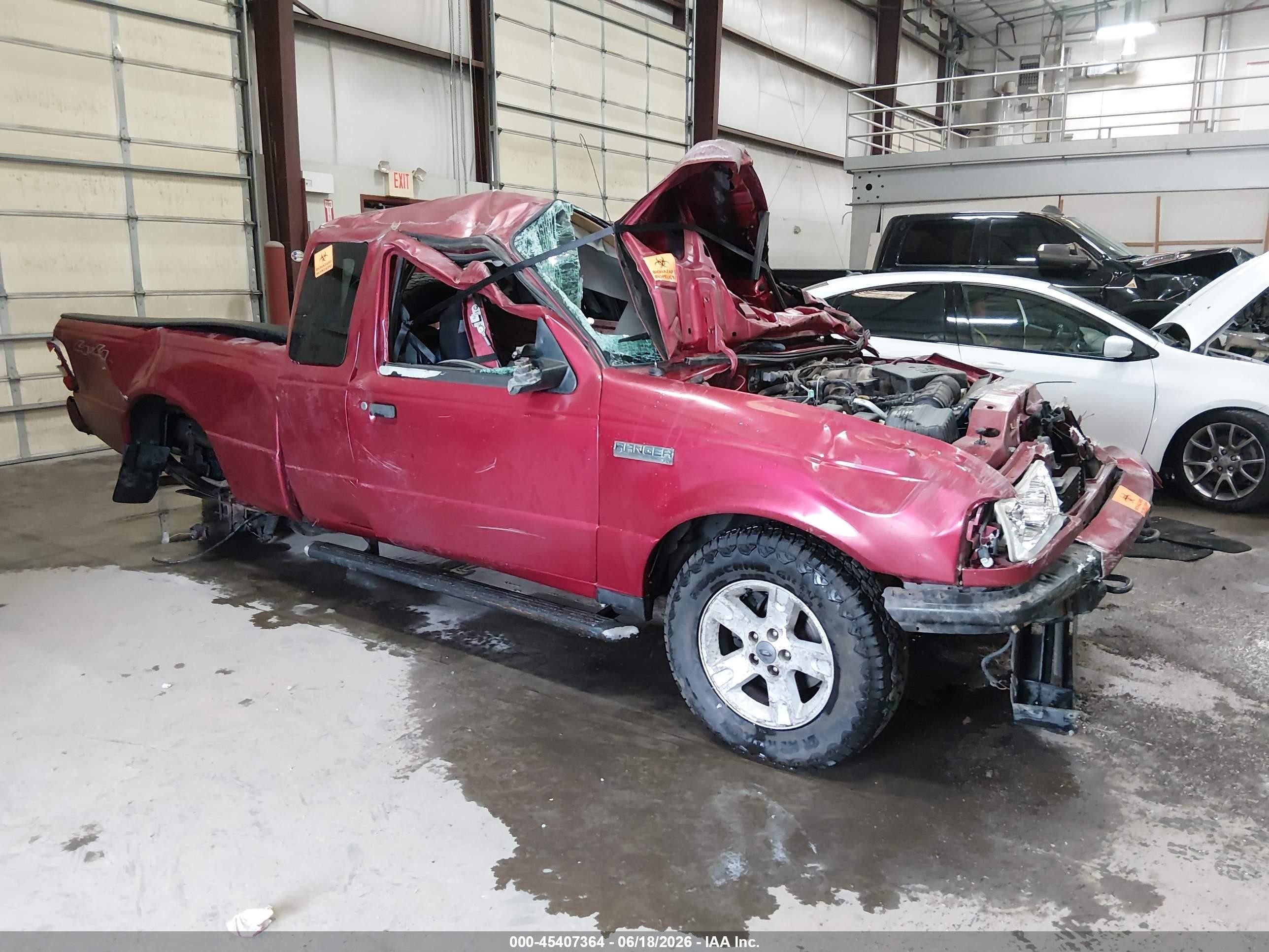 2006 Ford Ranger Fx4 Level Ii/fx4 Off-road/sport/xlt Red vin: 1FTZR45EX6PA07465