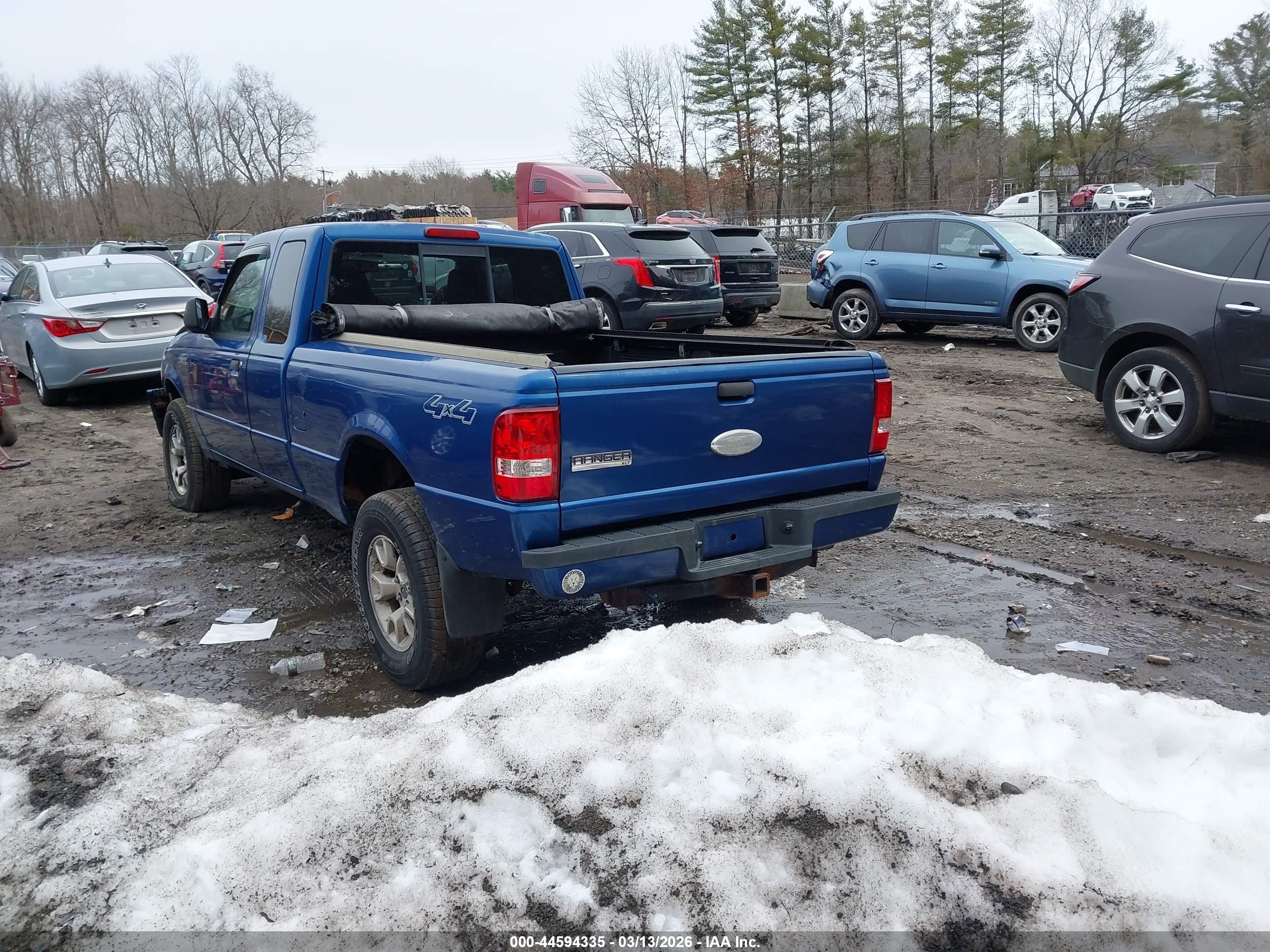 2007 Ford Ranger Fx4 Level Ii/fx4 Off-road/sport/xlt Blue vin: 1FTZR45EX7PA02803