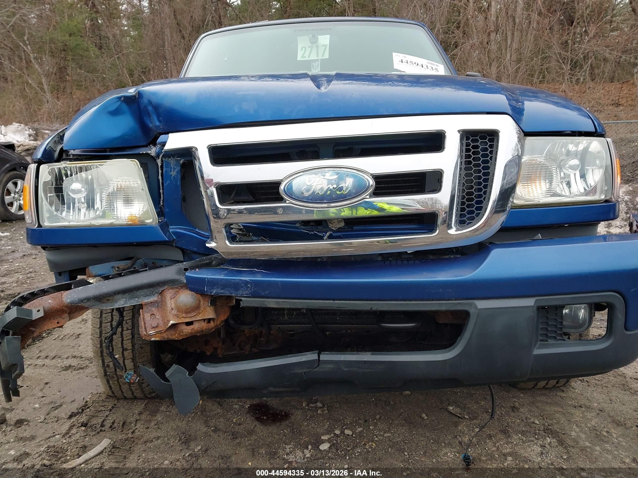 2007 Ford Ranger Fx4 Level Ii/fx4 Off-road/sport/xlt Blue vin: 1FTZR45EX7PA02803