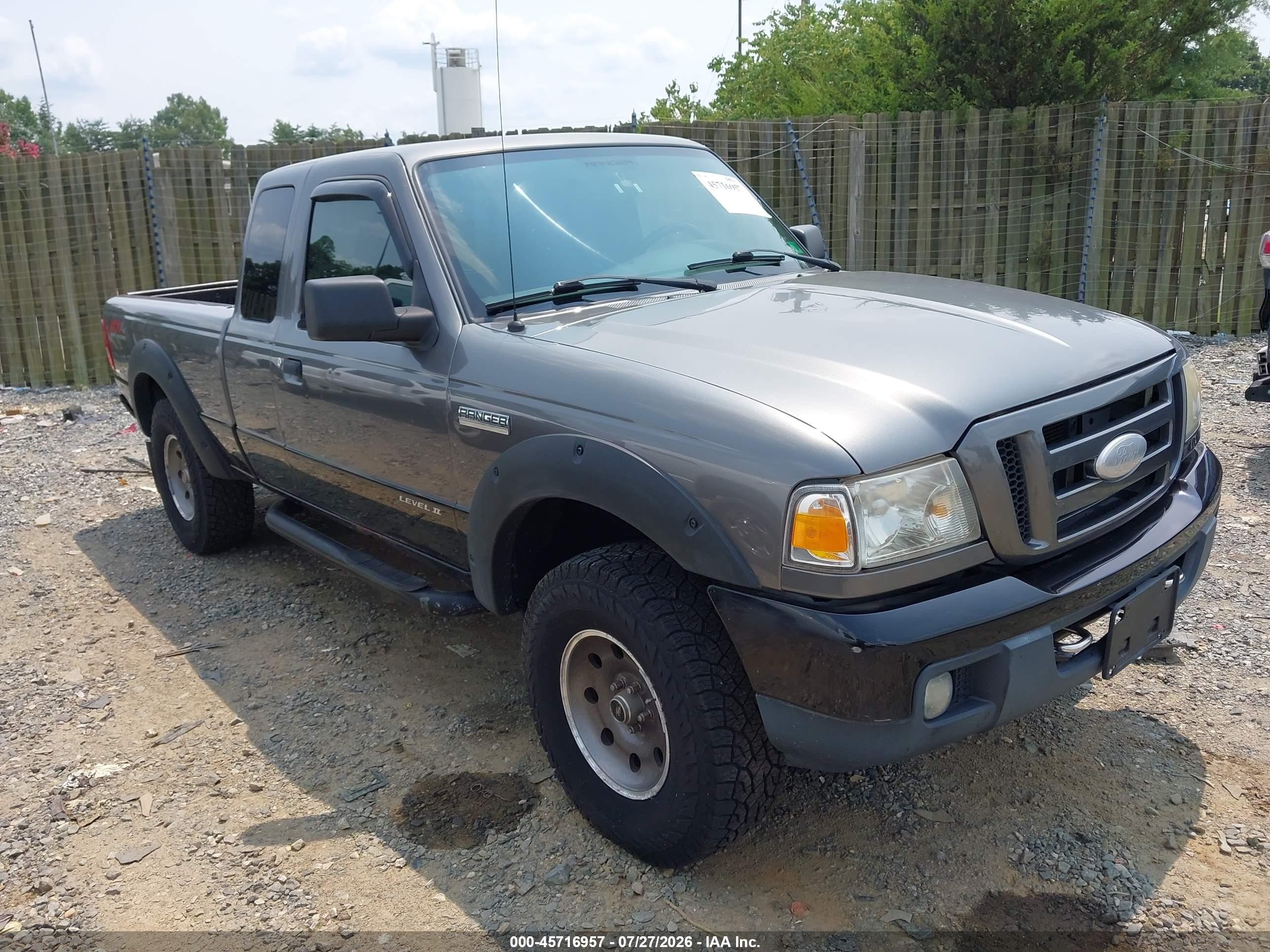 2007 Ford Ranger Fx4 Level Ii/fx4 Off-road/sport/xlt Gray vin: 1FTZR45EX7PA89361