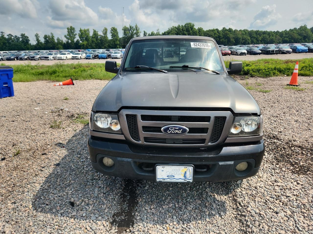 2008 Ford Ranger Super Cab Gray vin: 1FTZR45EX8PA03063