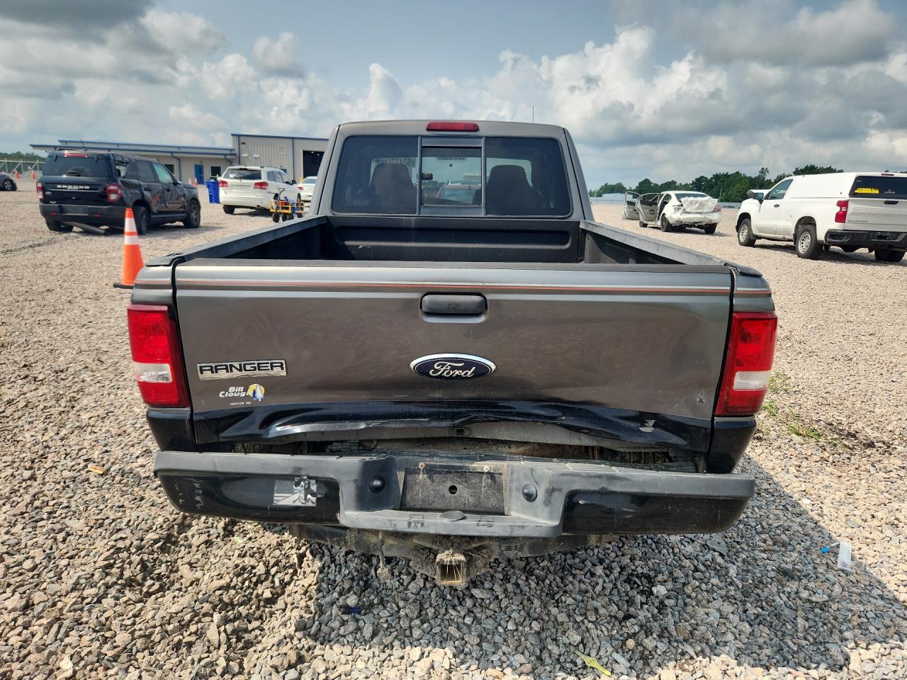 2008 Ford Ranger Super Cab Gray vin: 1FTZR45EX8PA03063