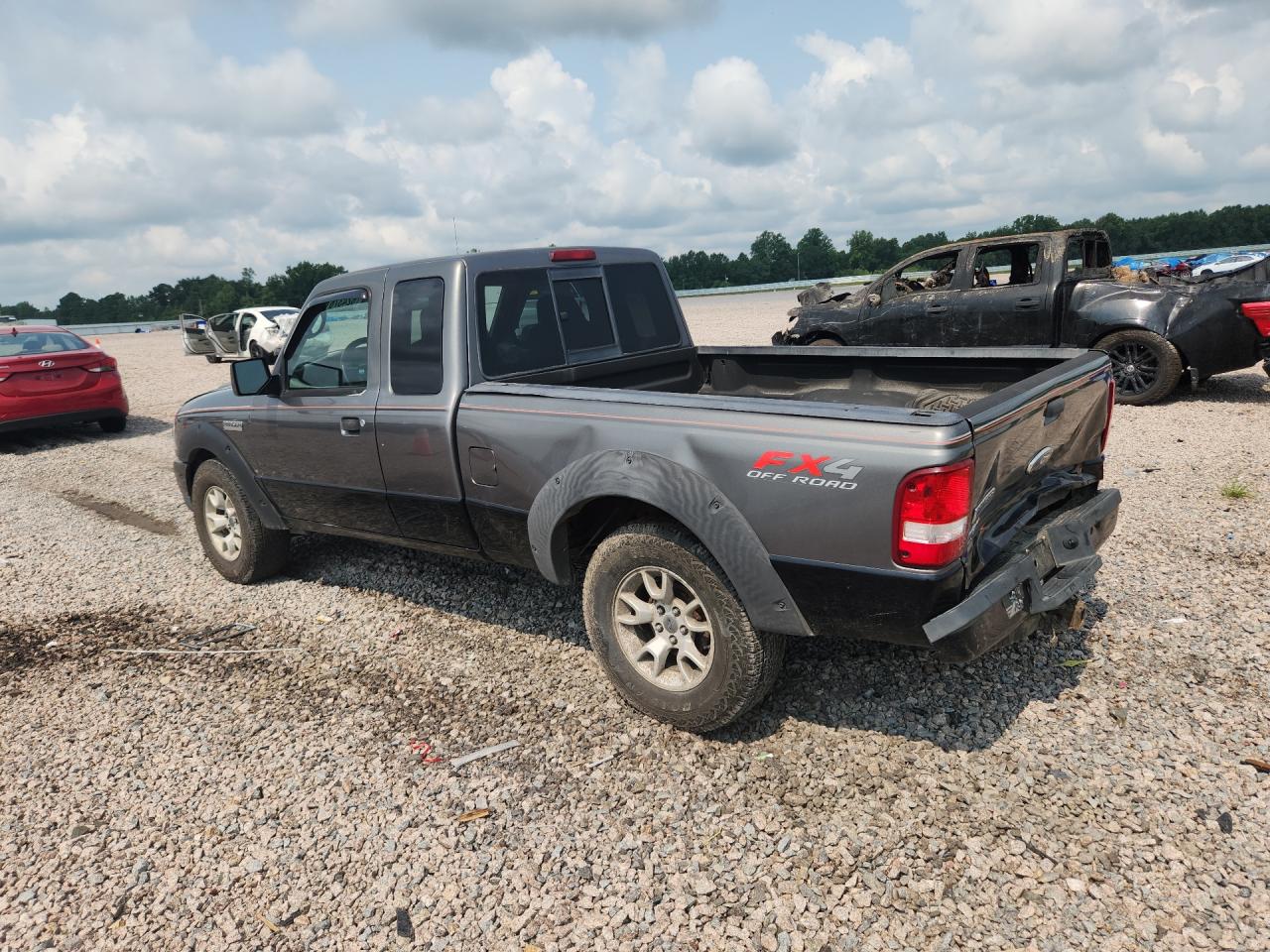2008 Ford Ranger Super Cab Gray vin: 1FTZR45EX8PA03063