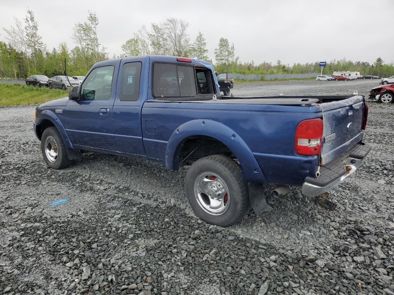 2008 Ford Ranger Super Cab Blue vin: 1FTYR44U58PA98474