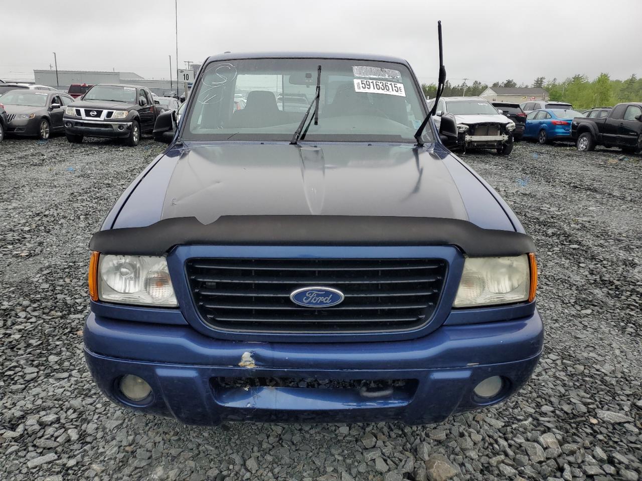 2008 Ford Ranger Super Cab Blue vin: 1FTYR44U58PA98474