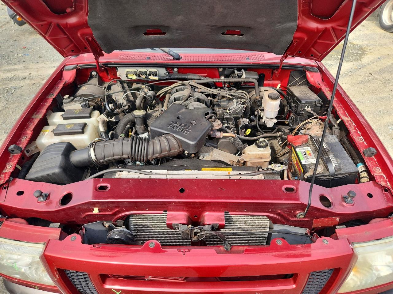 2008 Ford Ranger Super Cab Red vin: 1FTZR45EX8PA53834