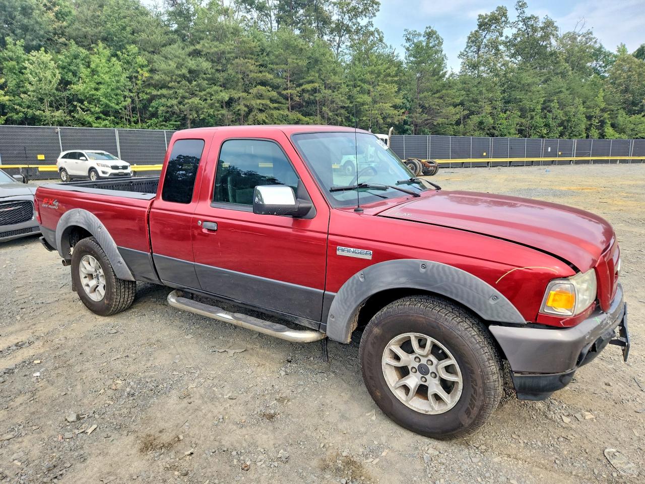 2008 Ford Ranger Super Cab Red vin: 1FTZR45EX8PA53834