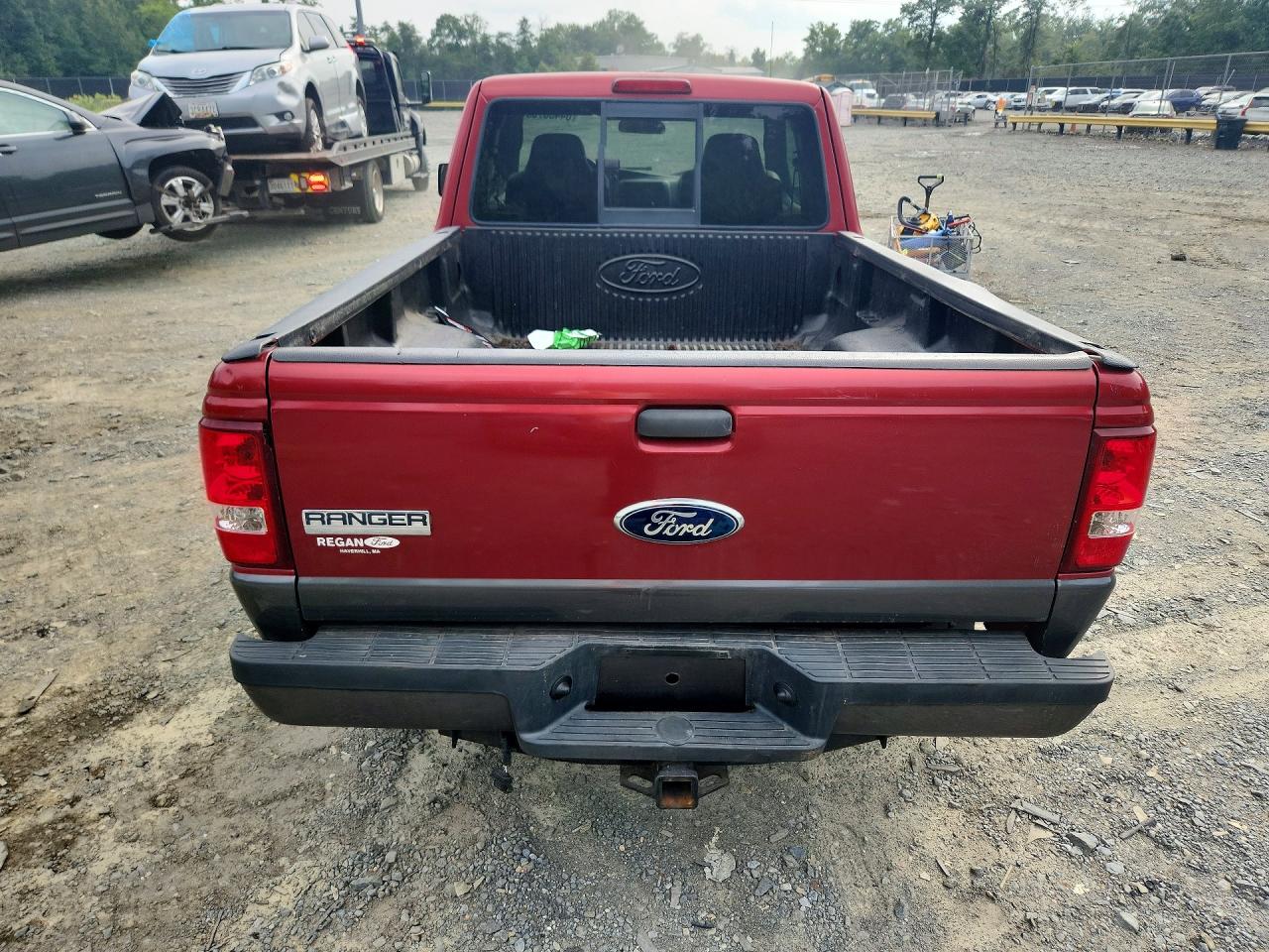 2008 Ford Ranger Super Cab Red vin: 1FTZR45EX8PA53834