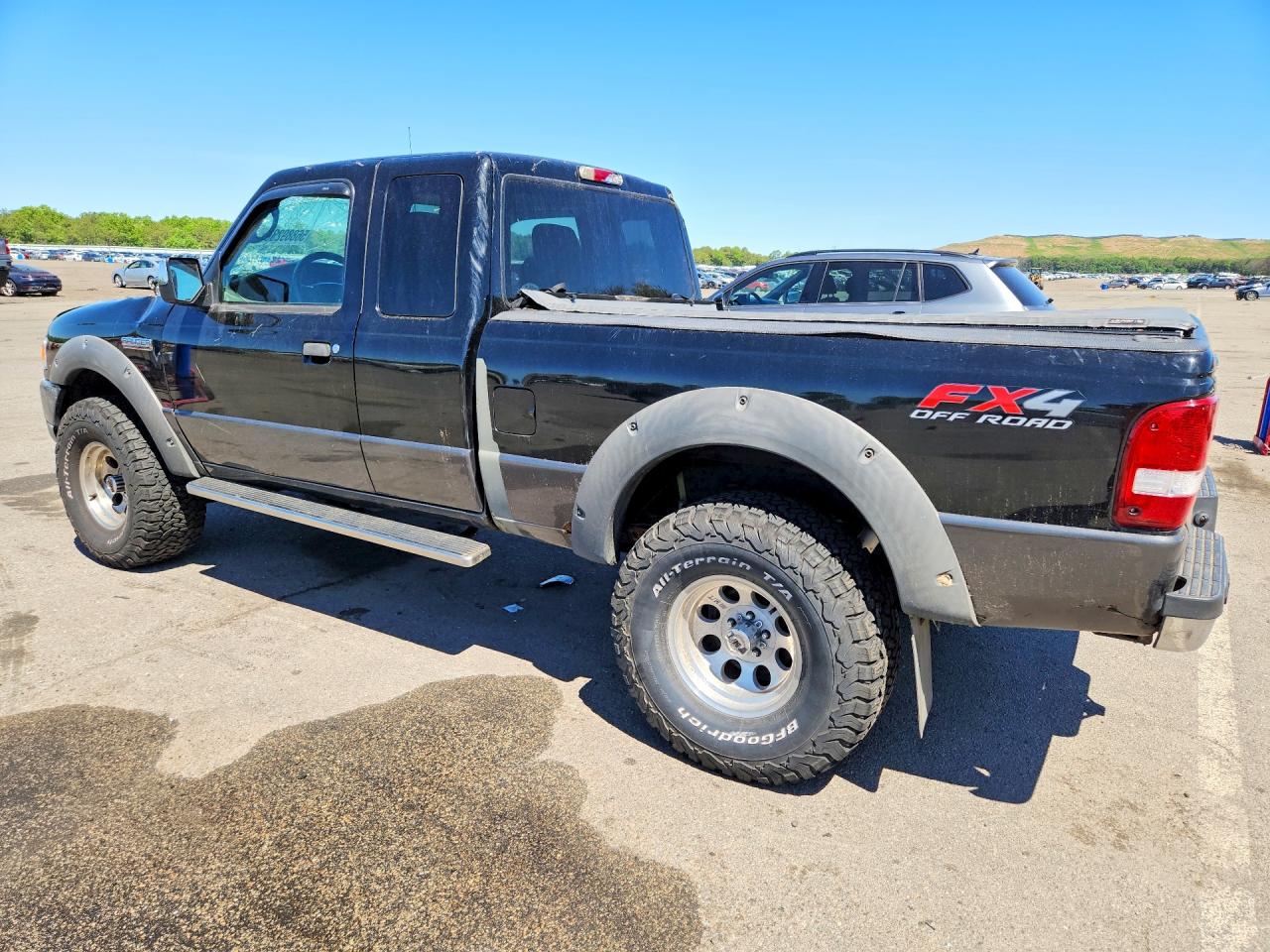 2008 Ford Ranger Super Cab Black vin: 1FTZR45EX8PA56541