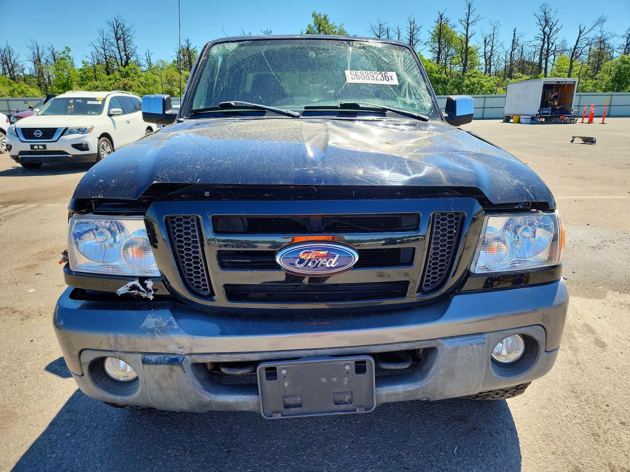 2008 Ford Ranger Super Cab Black vin: 1FTZR45EX8PA56541