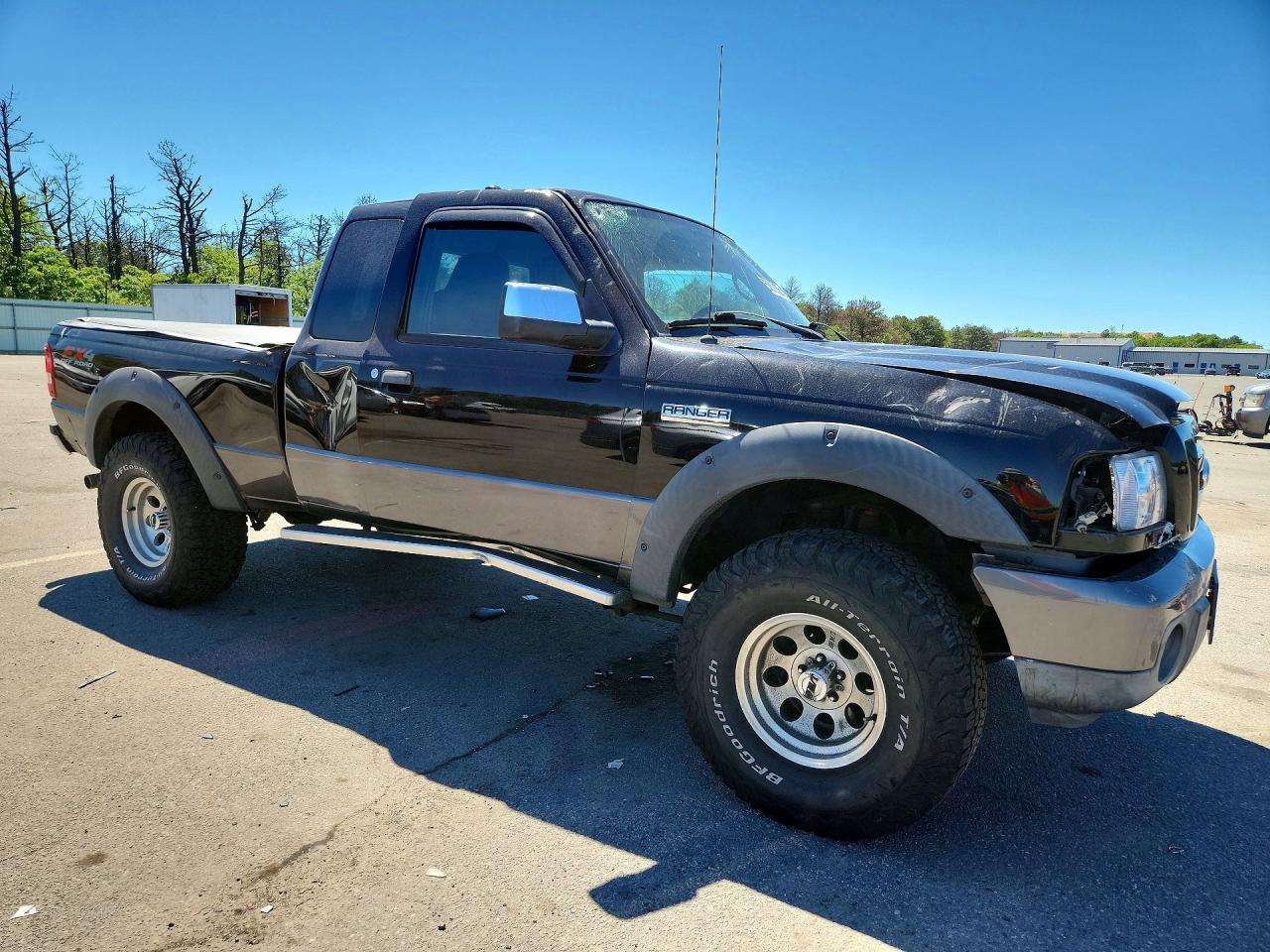 2008 Ford Ranger Super Cab Black vin: 1FTZR45EX8PA56541