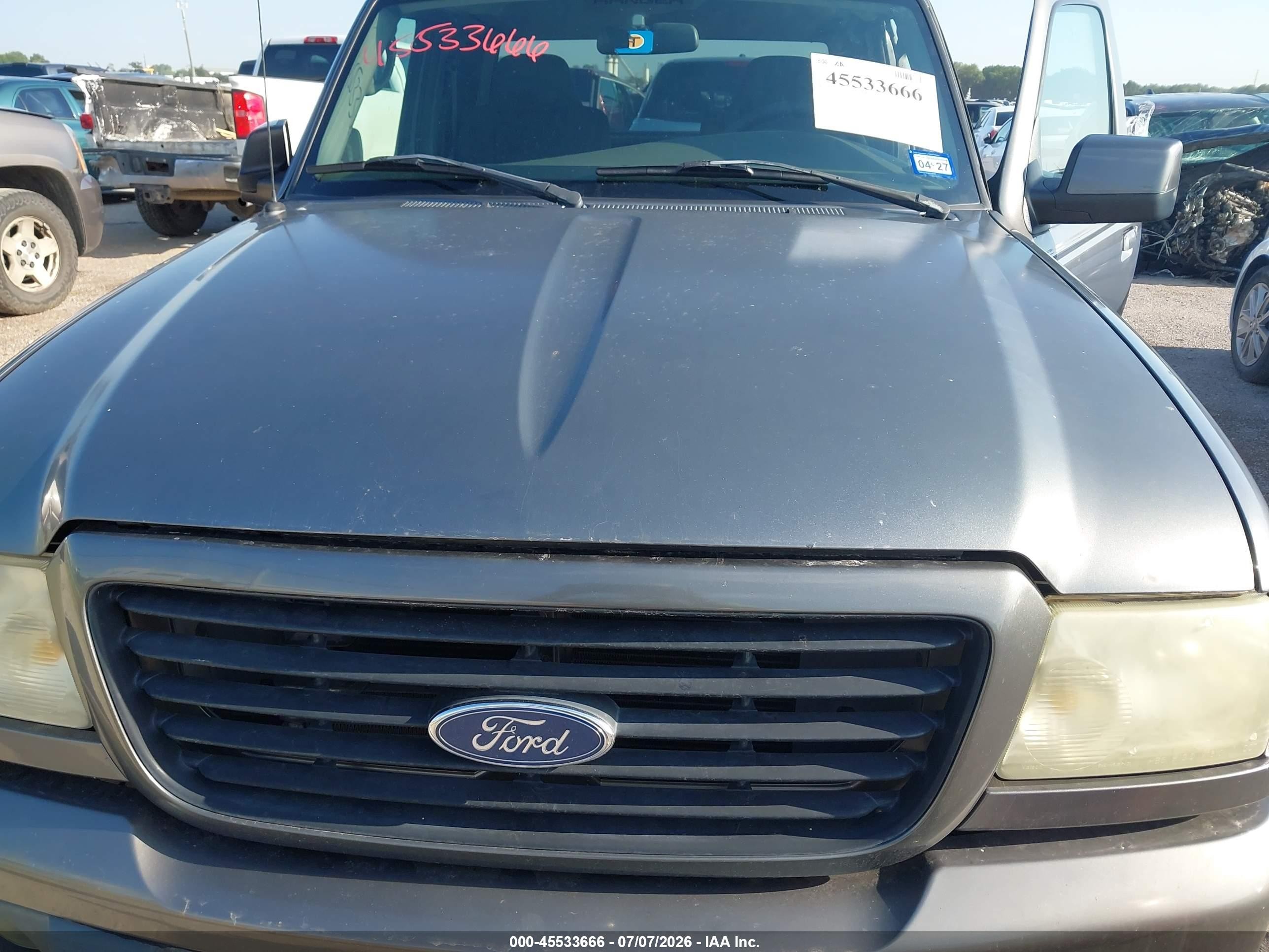 2008 Ford Ranger Fx4 Off-rd/sport/xlt Gray vin: 1FTZR45EX8PA70620