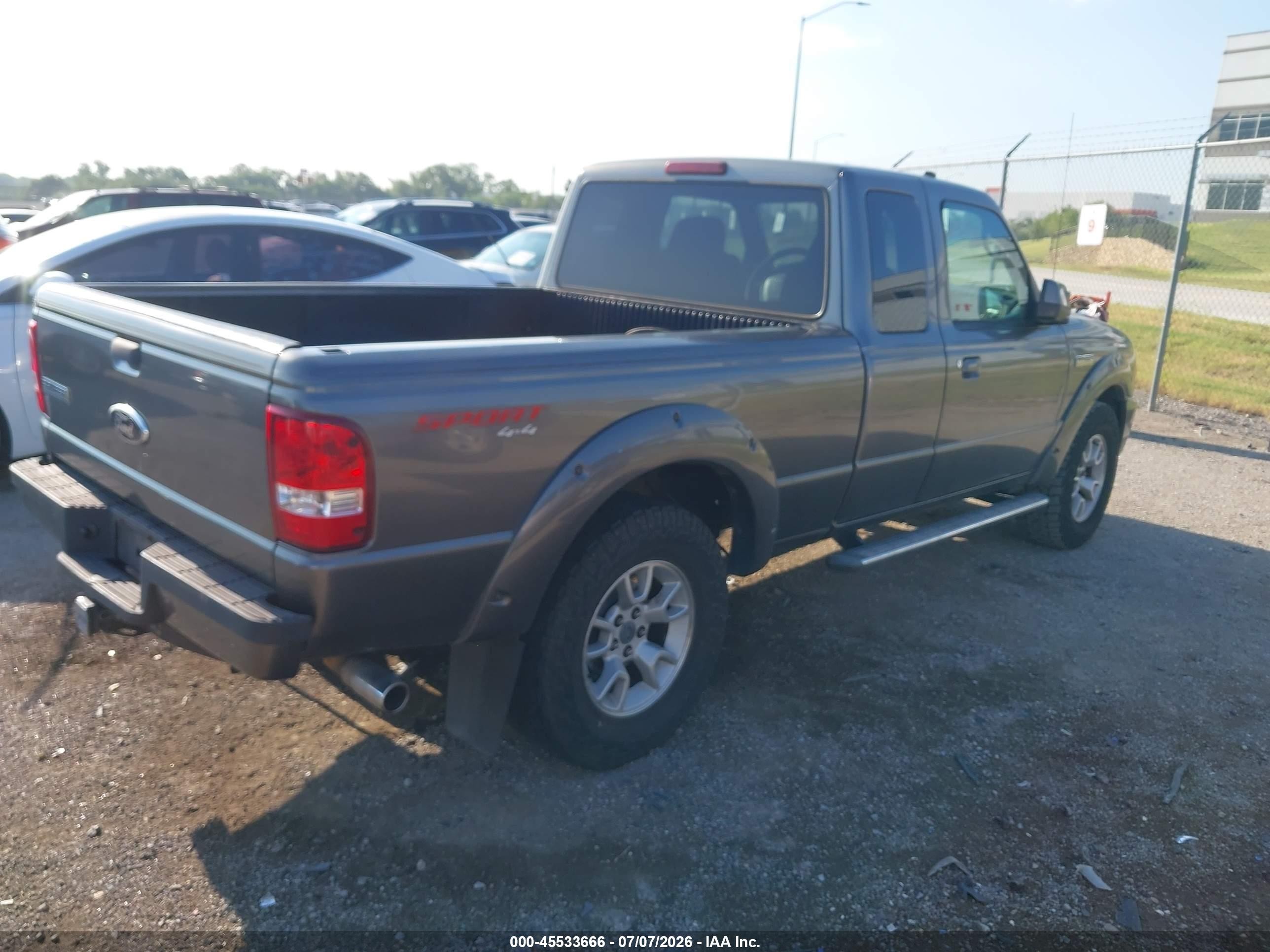 2008 Ford Ranger Fx4 Off-rd/sport/xlt Gray vin: 1FTZR45EX8PA70620