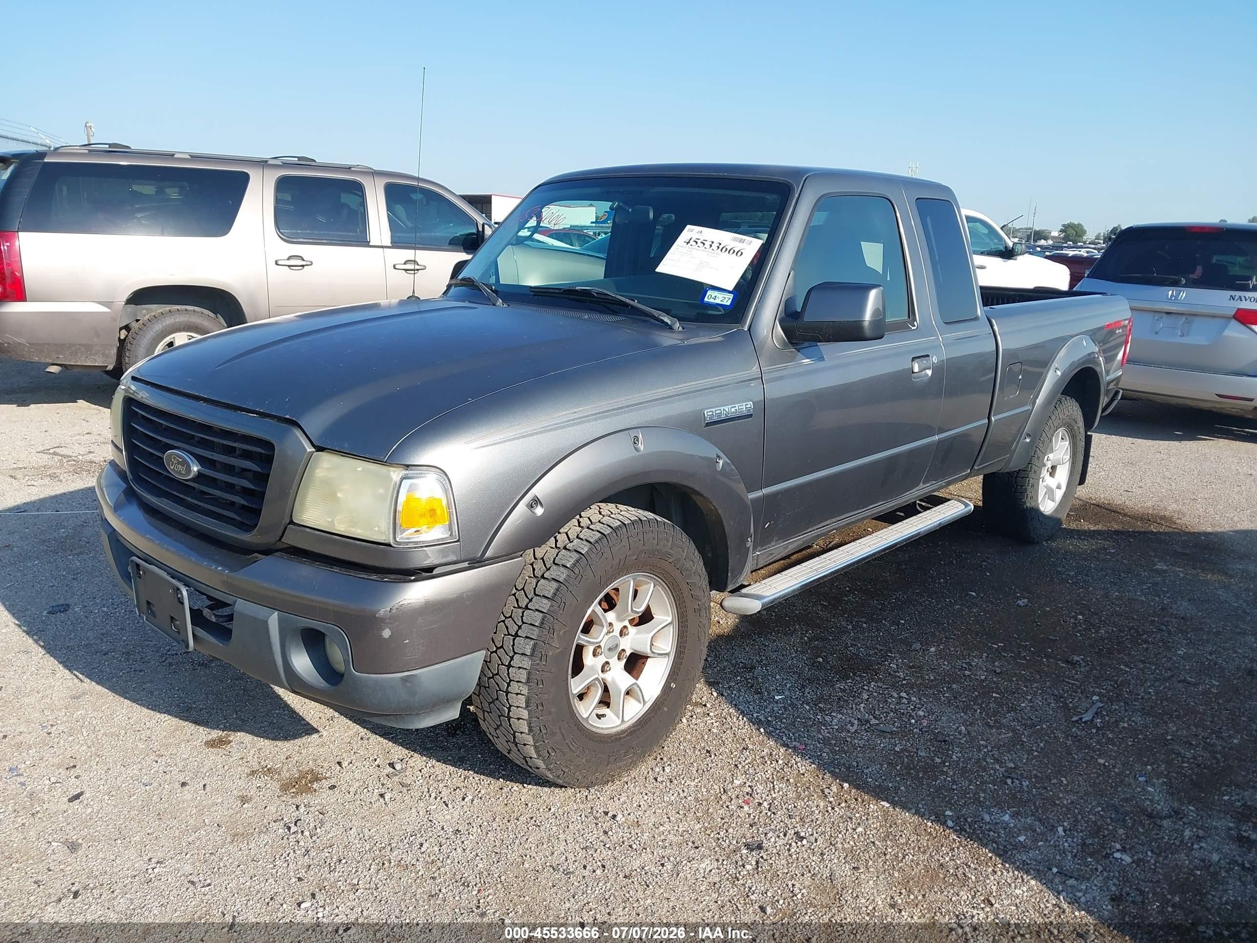 2008 Ford Ranger Fx4 Off-rd/sport/xlt Gray vin: 1FTZR45EX8PA70620