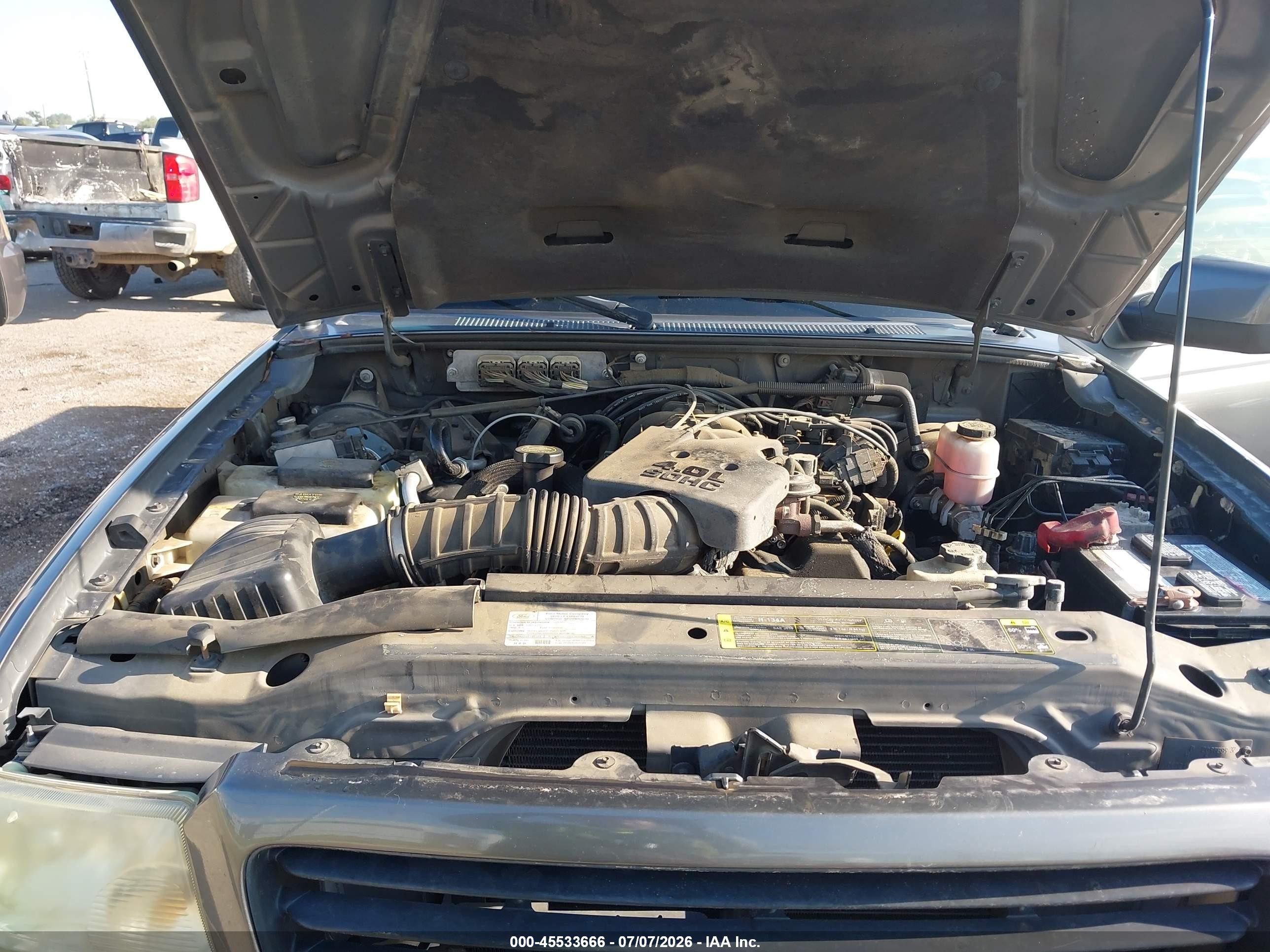 2008 Ford Ranger Fx4 Off-rd/sport/xlt Gray vin: 1FTZR45EX8PA70620