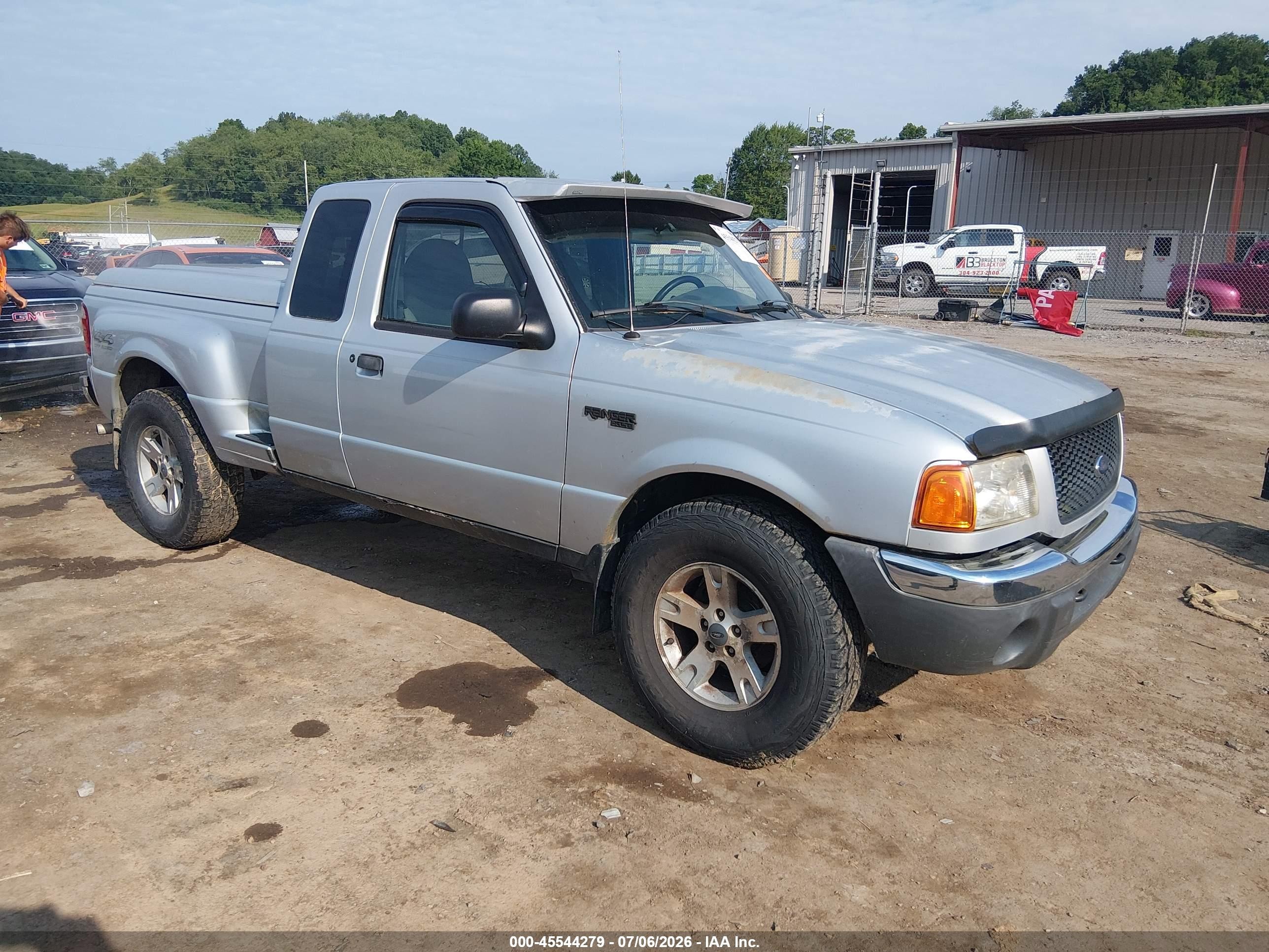 2002 Ford Ranger Edge/xlt Silver vin: 1FTZR45U42TA28367