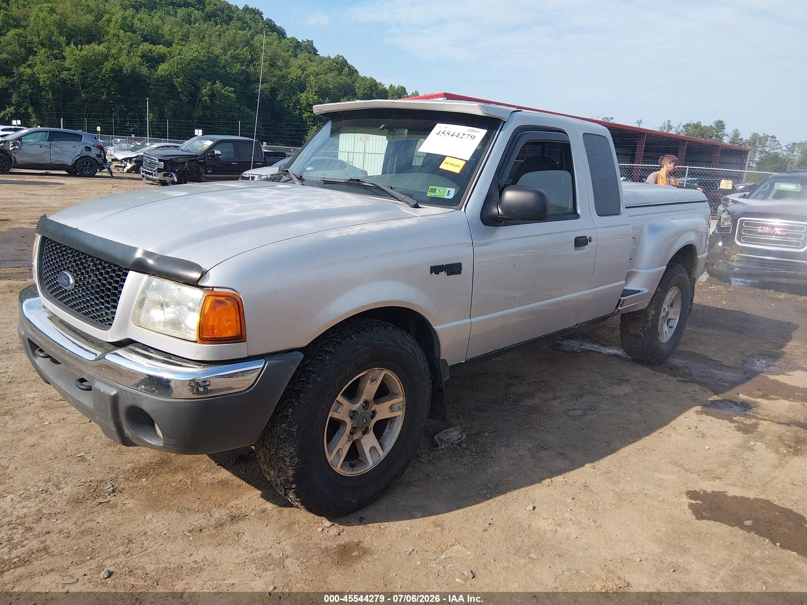 2002 Ford Ranger Edge/xlt Silver vin: 1FTZR45U42TA28367