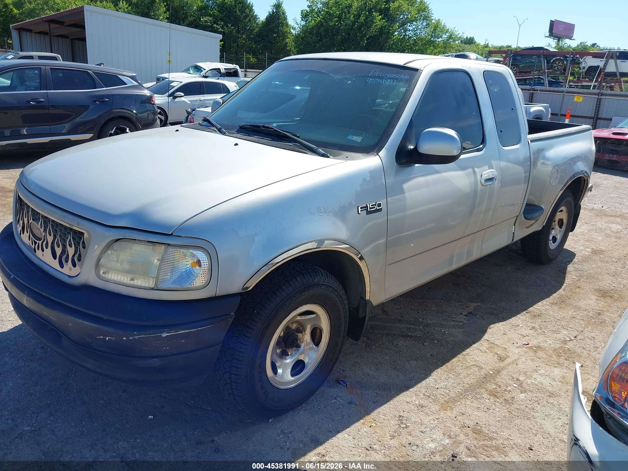 2000 Ford F-150 Xl/xlt Silver vin: 1FTZX0724YKA96564