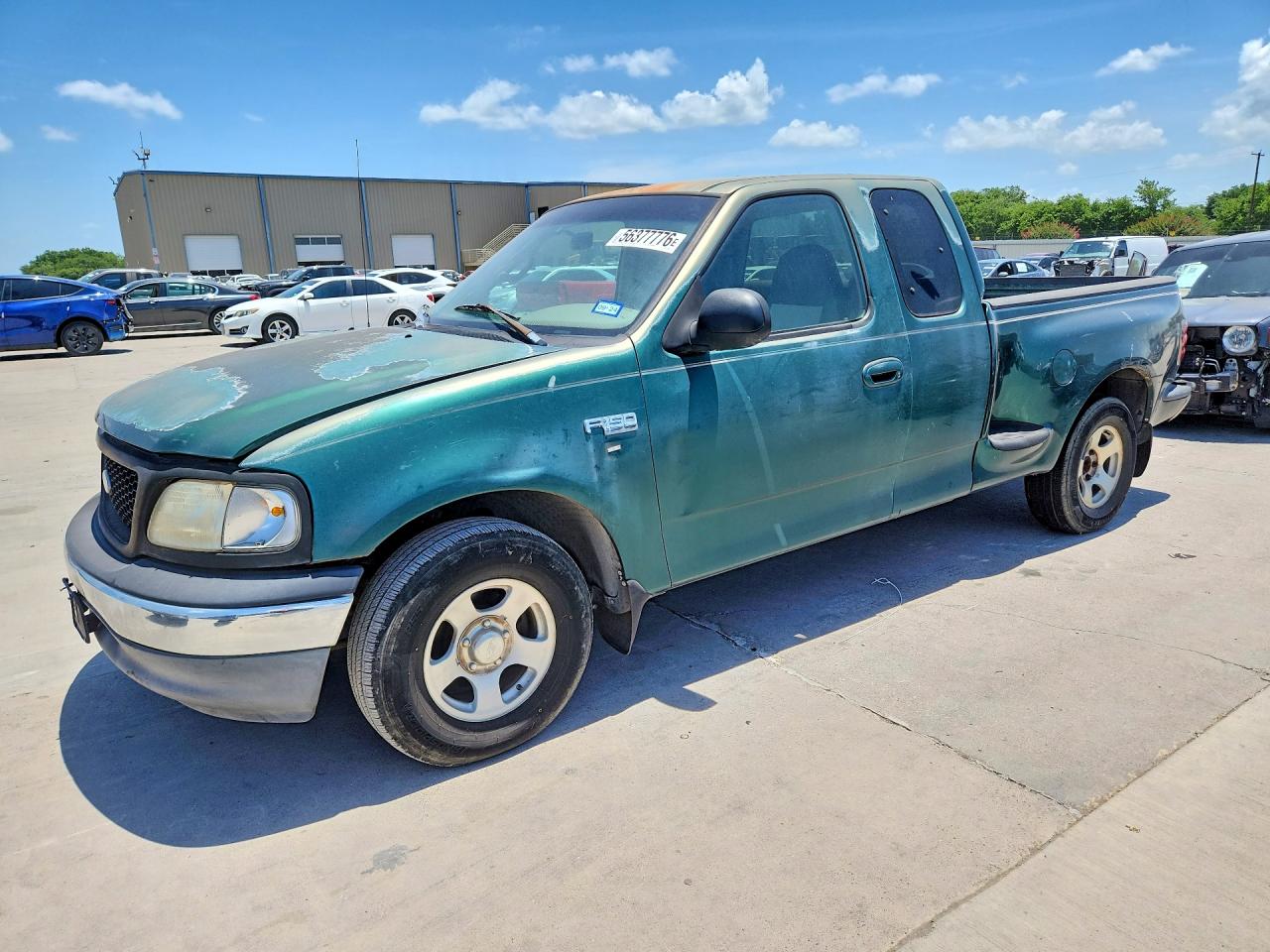 1999 Ford F150 Зеленый vin: 1FTZX0728XKA55854
