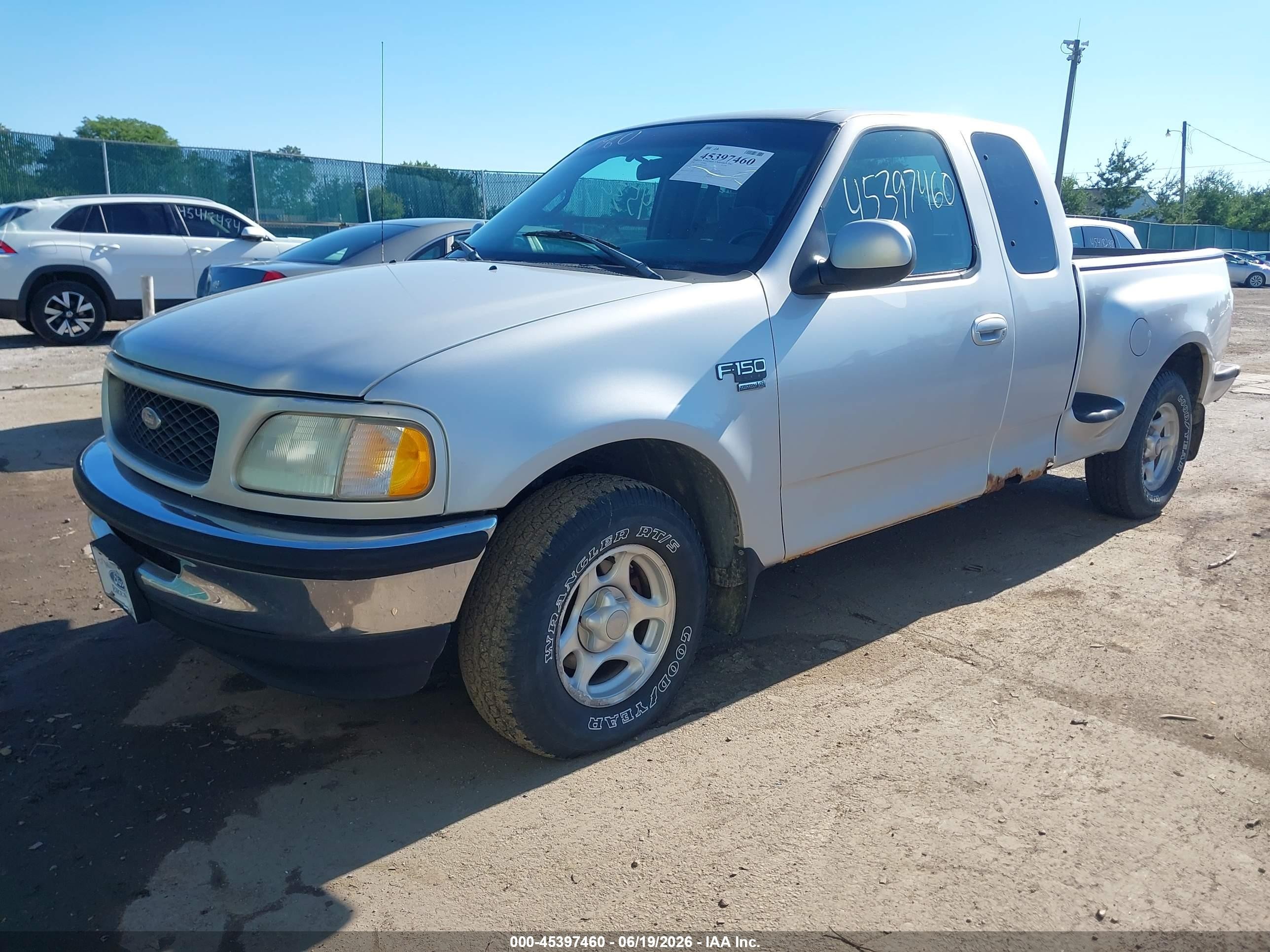 1998 Ford F-150 Lariat/xl/xlt Silver vin: 1FTZX0761WKB78428