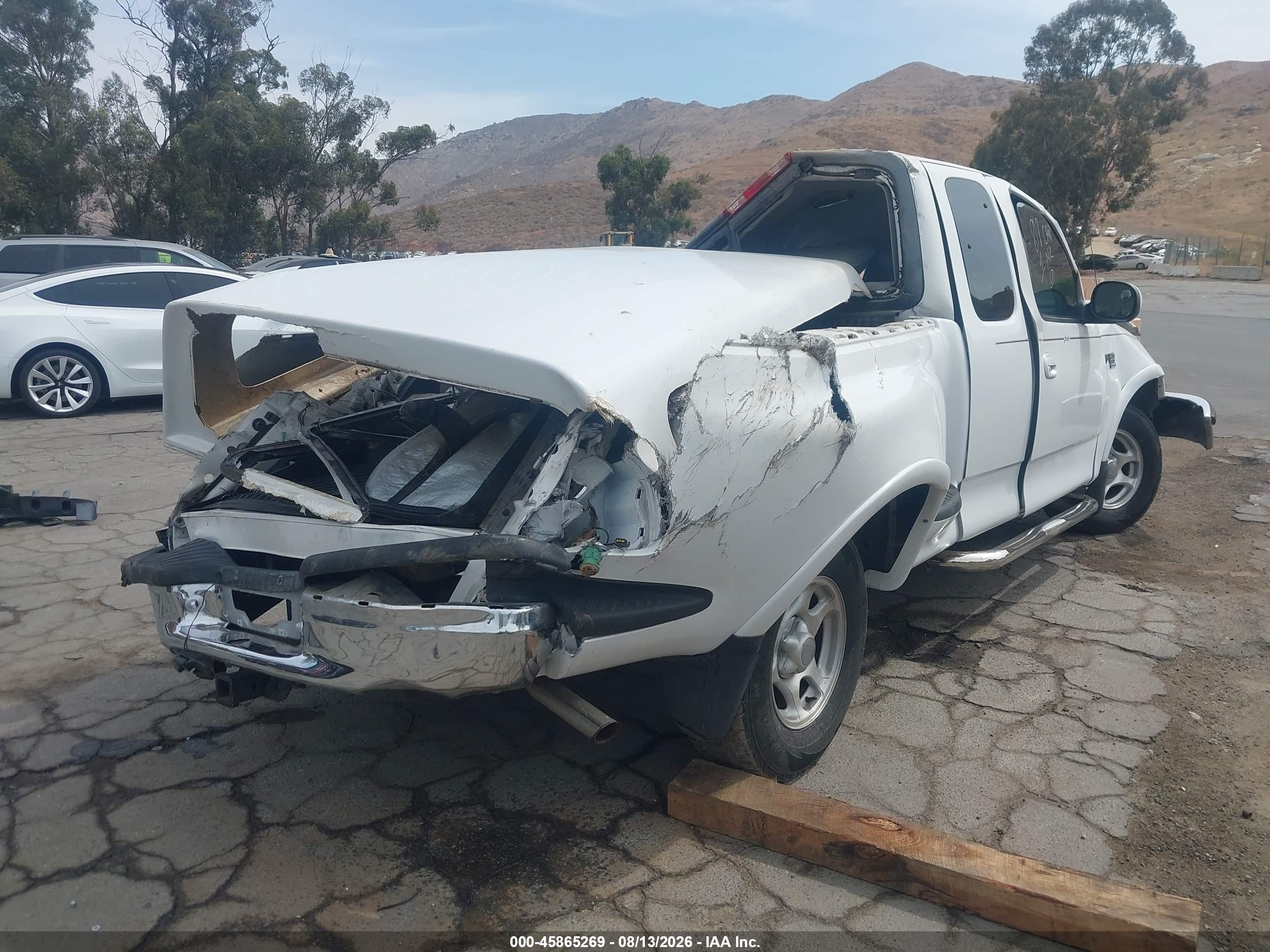 1998 Ford F-150 Lariat/xl/xlt White vin: 1FTZX0765WKB86399